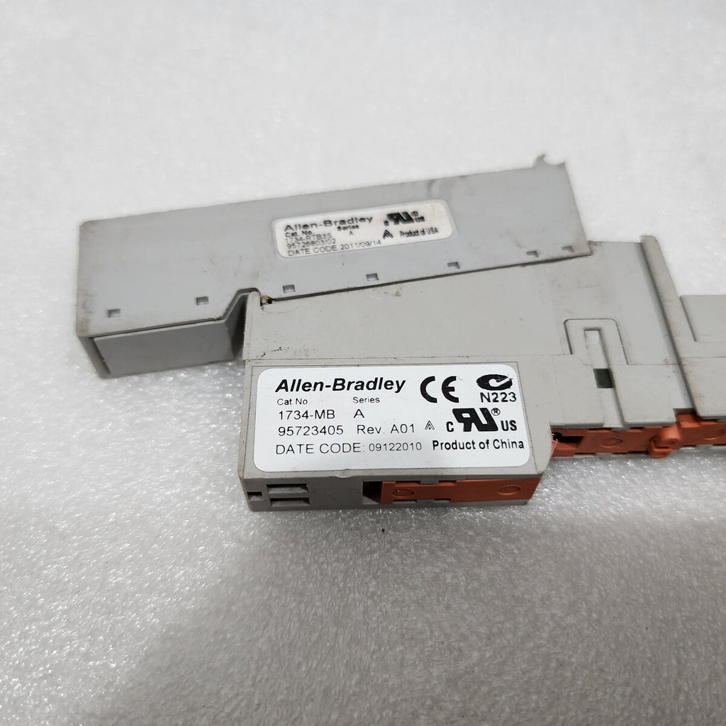 ALLEN BRADLEY CAT 1734-RTB3S SER A 95726803-02 CAT 1734-MB 95723405 LOT OF 3 PC