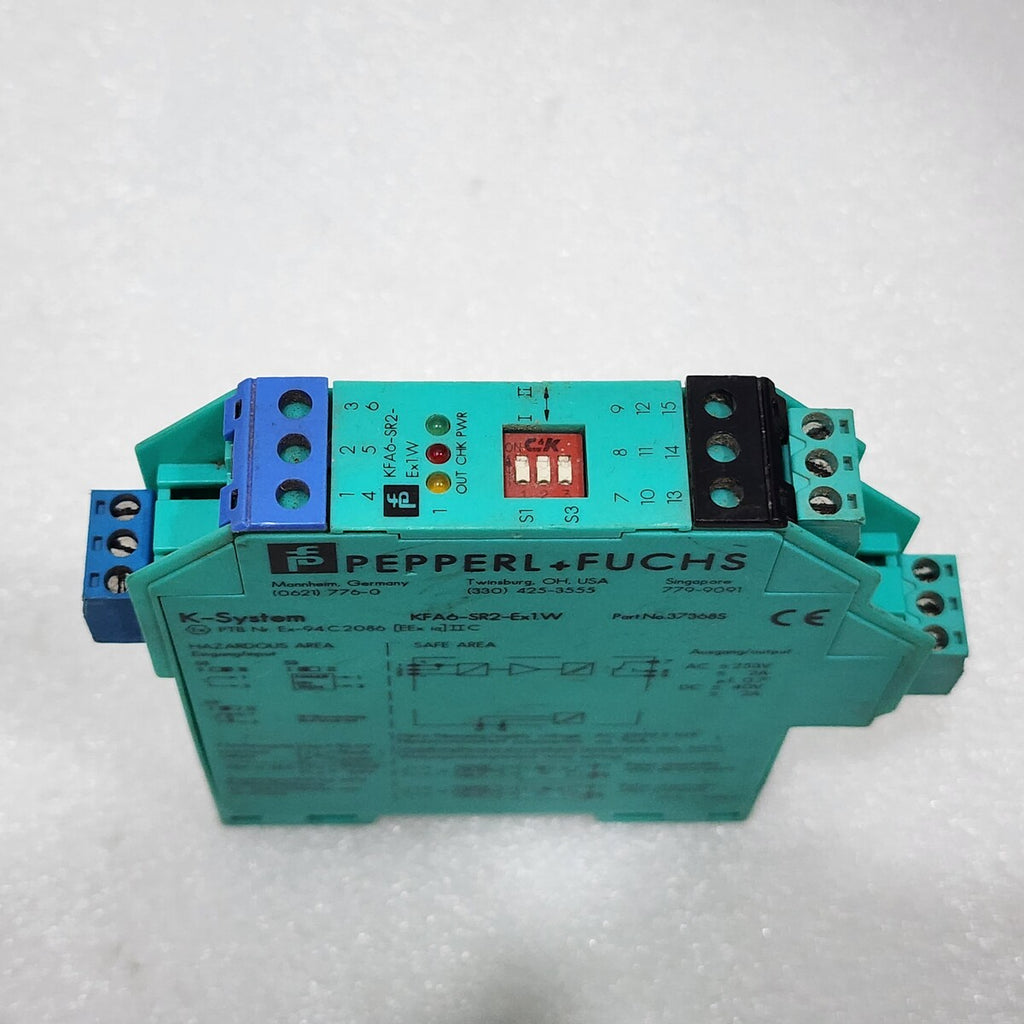 PEPPERL + FUCHS KFA6-SR2-EX1.W SWITCH AMPLIFIER 37368S