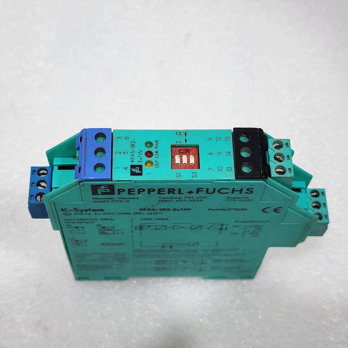 PEPPERL + FUCHS KFA6-SR2-EX1.W SWITCH AMPLIFIER 37368S