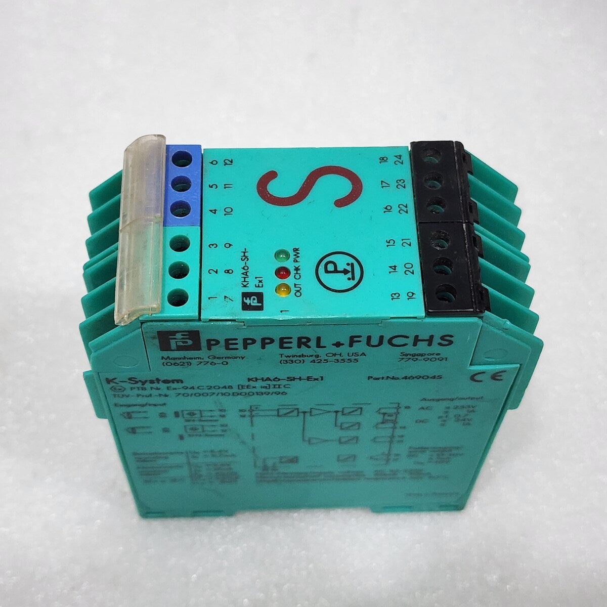 PEPPERL + FUCHS KHA6-SH-EX1 SWITCH AMPLIFIER 46904S