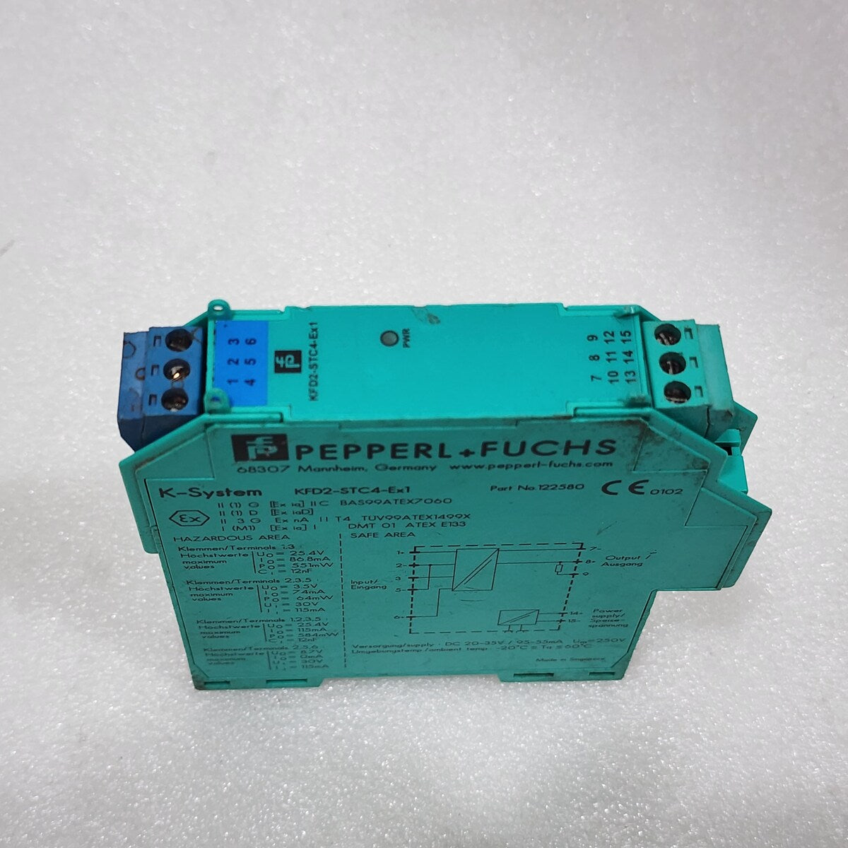 PEPPERL + FUCHS KFD2-STC4-EX1 SMART TRANSMITTER POWER SUPPLY 122580 LOT OF 2 UNI