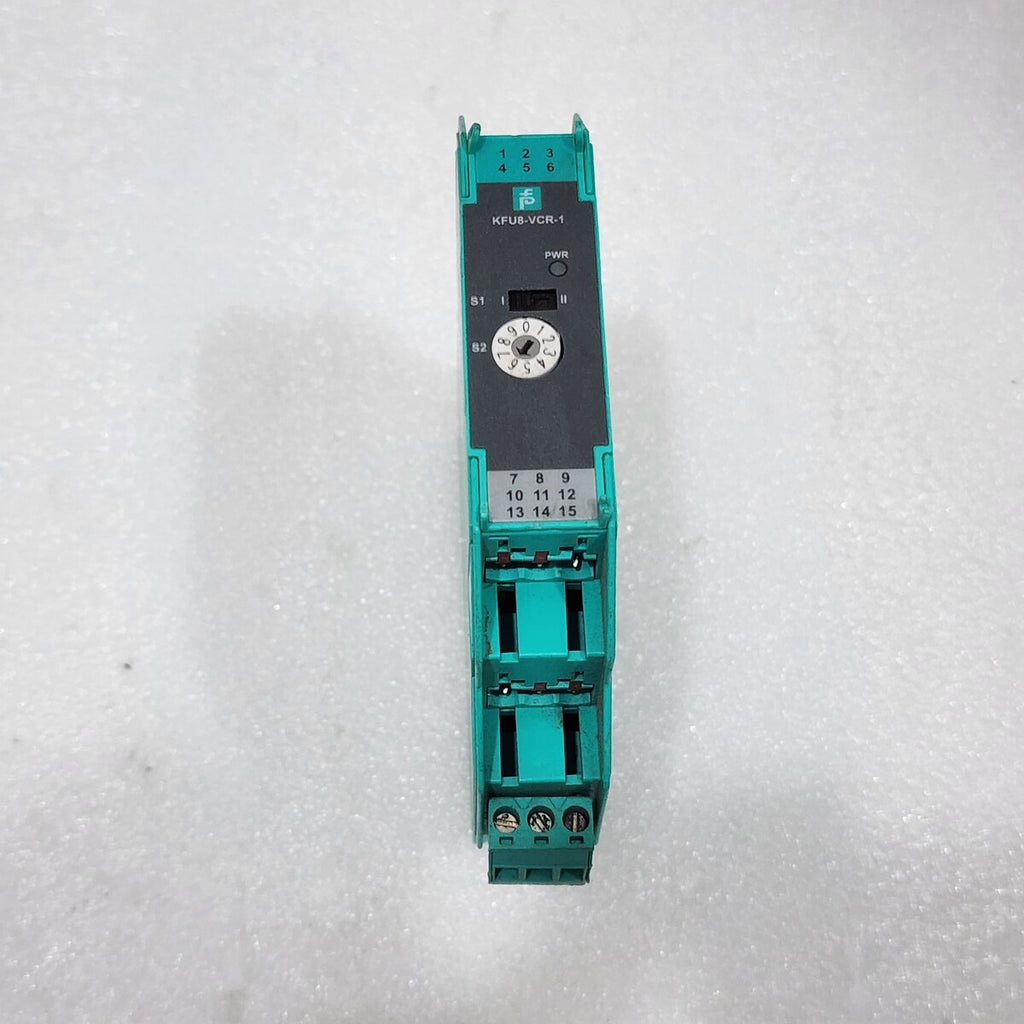 PEPPERL + FUCHS KFU8-VCR-1 TRANSMITTER POWERSUPPLY CONVERTER 211535
