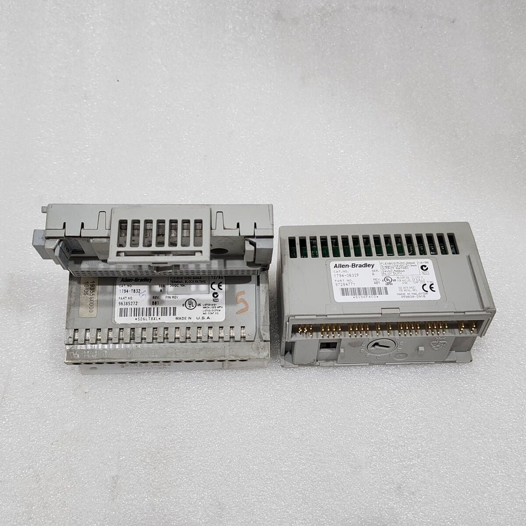 ALLEN BRADLEY CAT 1794-OB32P SERIES A 97284771 FLEX I/O MODULE 1794-TB32 9238527