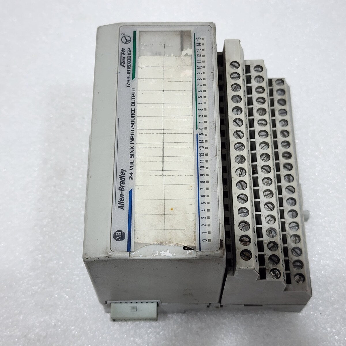 ALLEN BRADLEY CAT 1794-IB16X0B16P FLEX I/O MODULE 97284871 1794-TB32 96385272