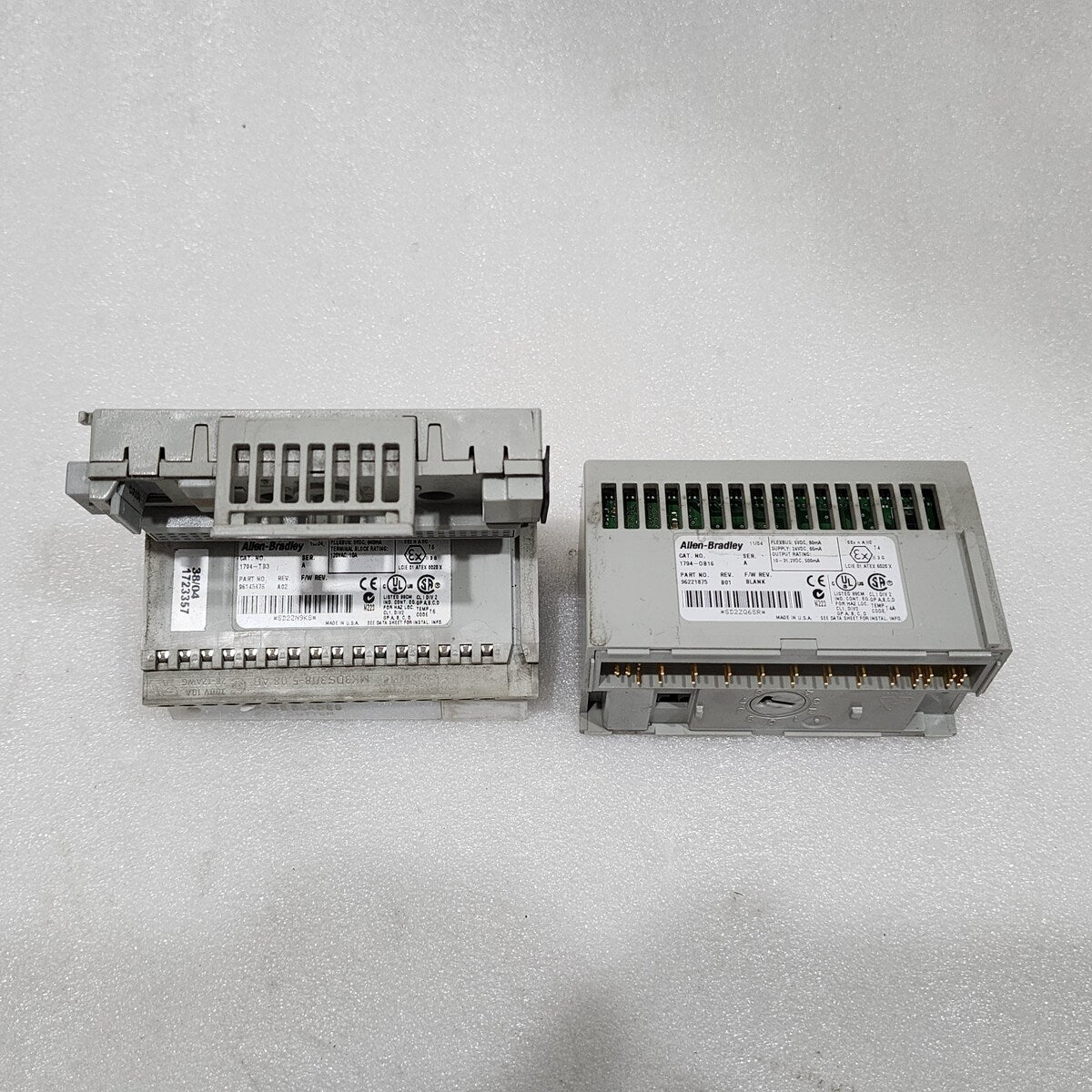 ALLEN BRADLEY CAT 1794-OB16 SERIES A 96221875 1794-TB3