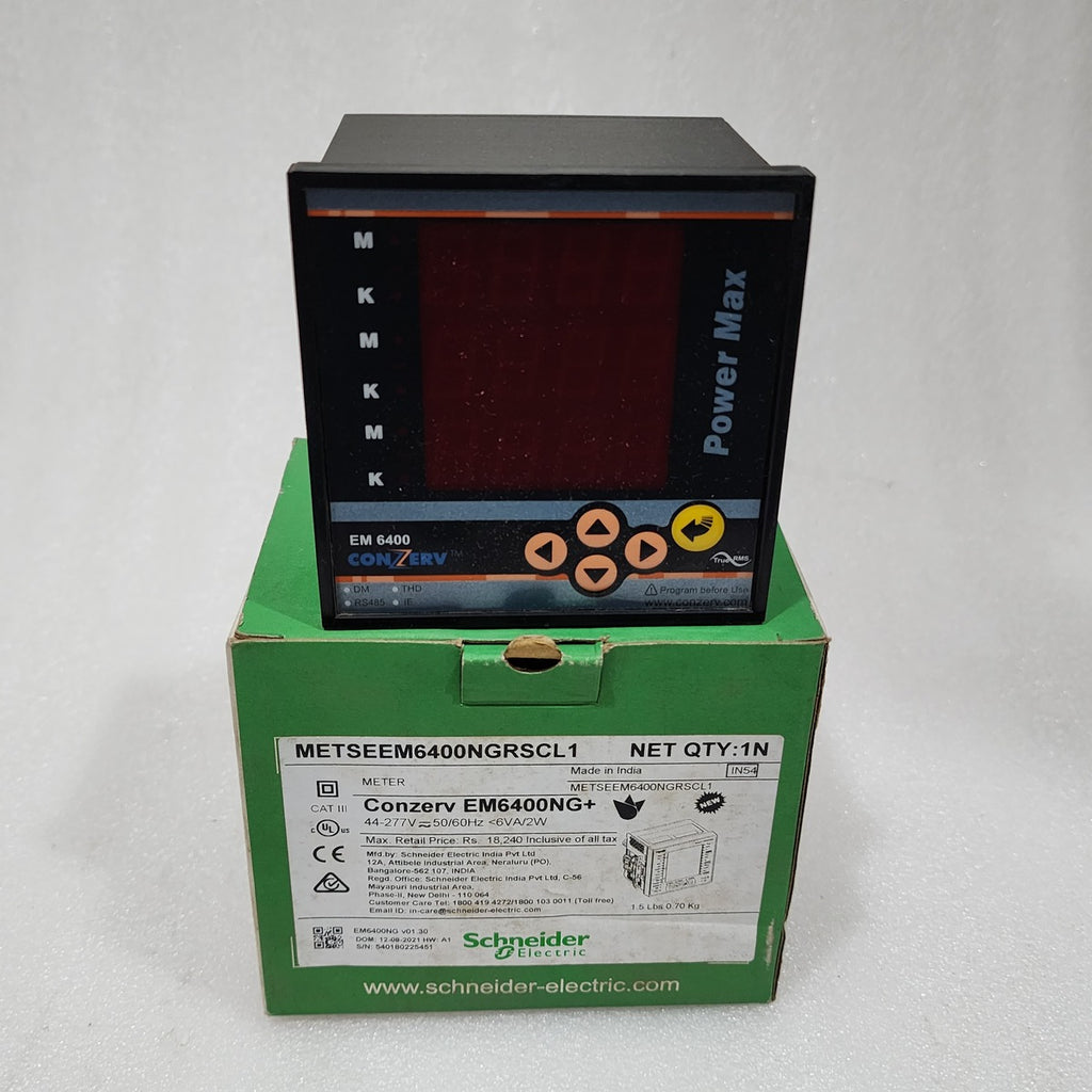 CONZERV EM6400NG+ METER METSEEM6400NGRSCL1 44-277V