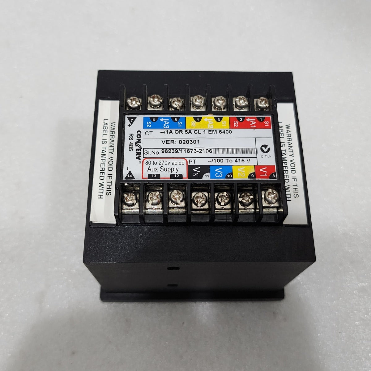 CONZERV EM6400NG+ METER METSEEM6400NGRSCL1 44-277V