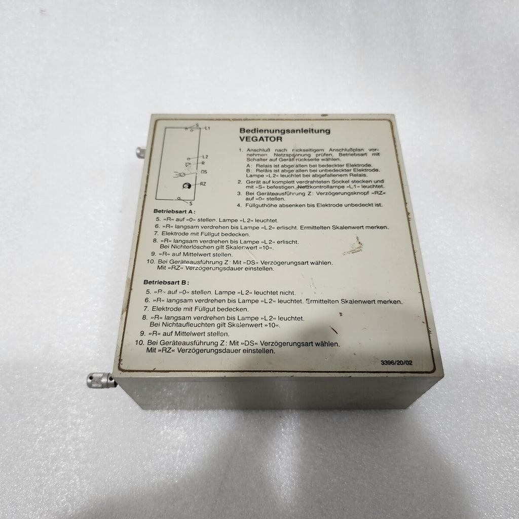 VEGATOR 420 LEVEL SWITCH