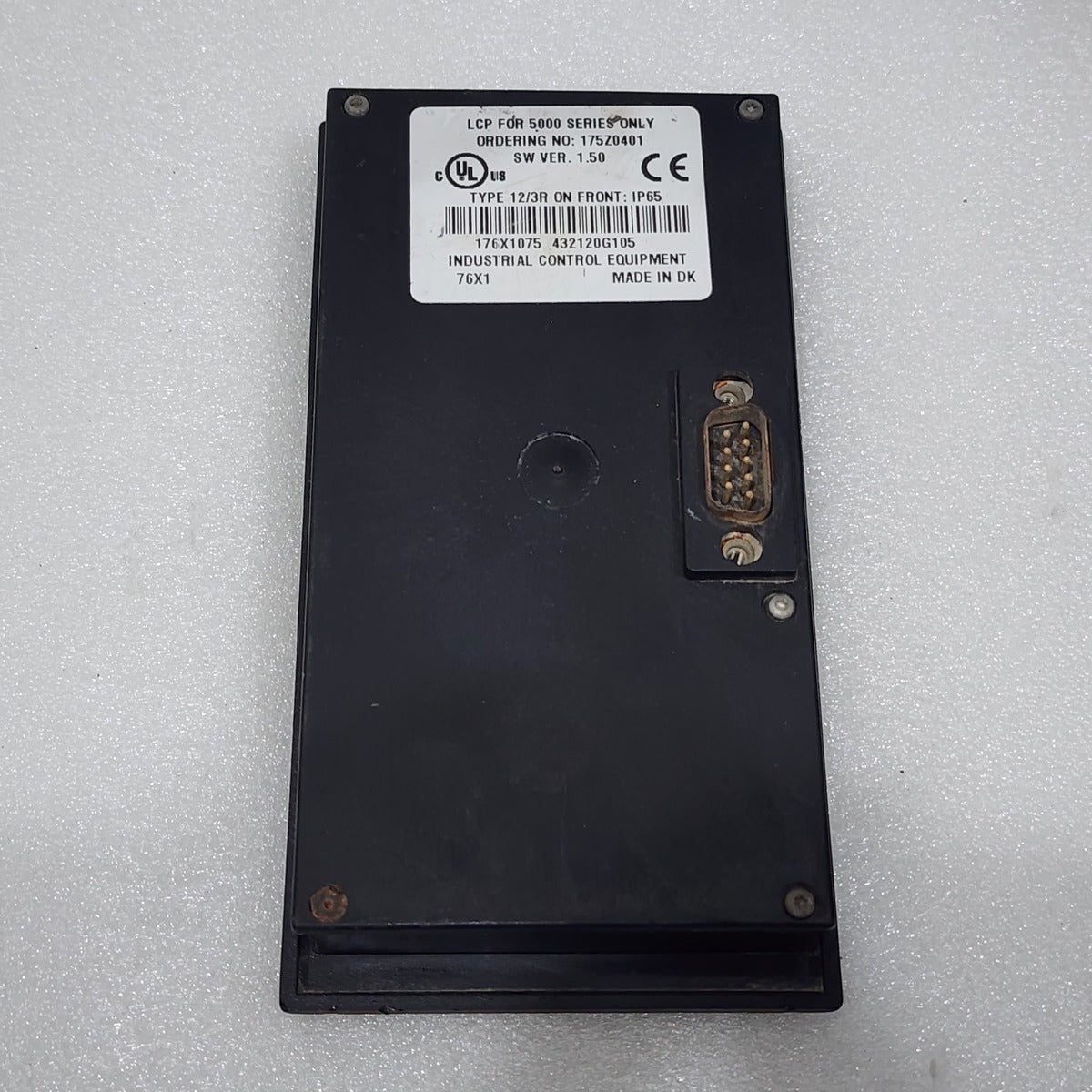 INDUSTRIAL CONTROL EQUIPMENT 176X1075 OPERATOR PANEL FOR LCP 5000 SERIES