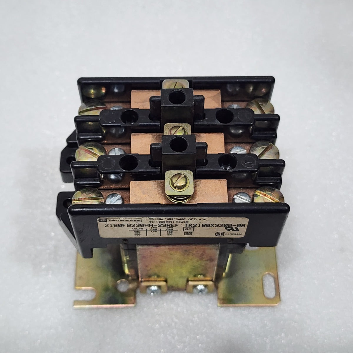 TELEMECANIQUE TK 1089A13G08 CONTACTOR 2160FB230HA-29REF TK2160X3200-08