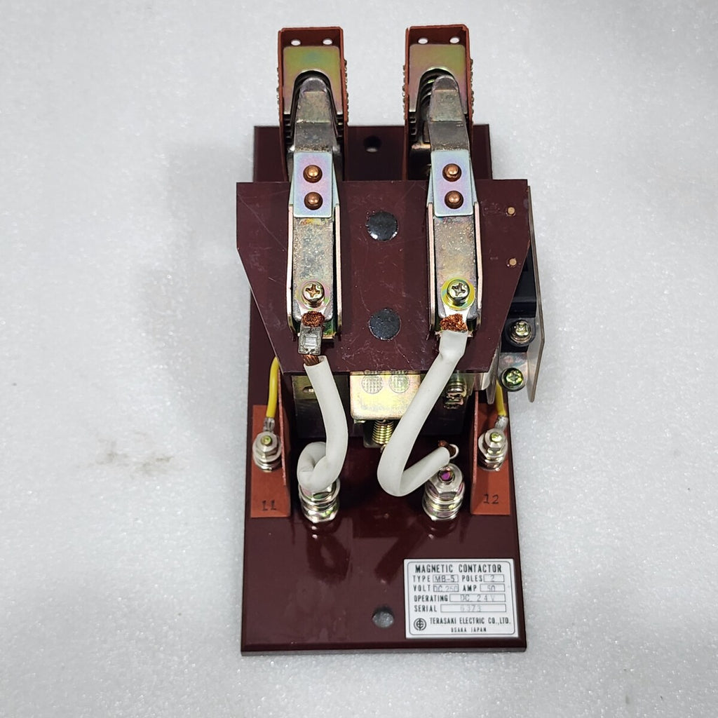 TERASAKI MB-5 50A MAGNETIC CONTACTOR COIL VOLTAGE 24VDC