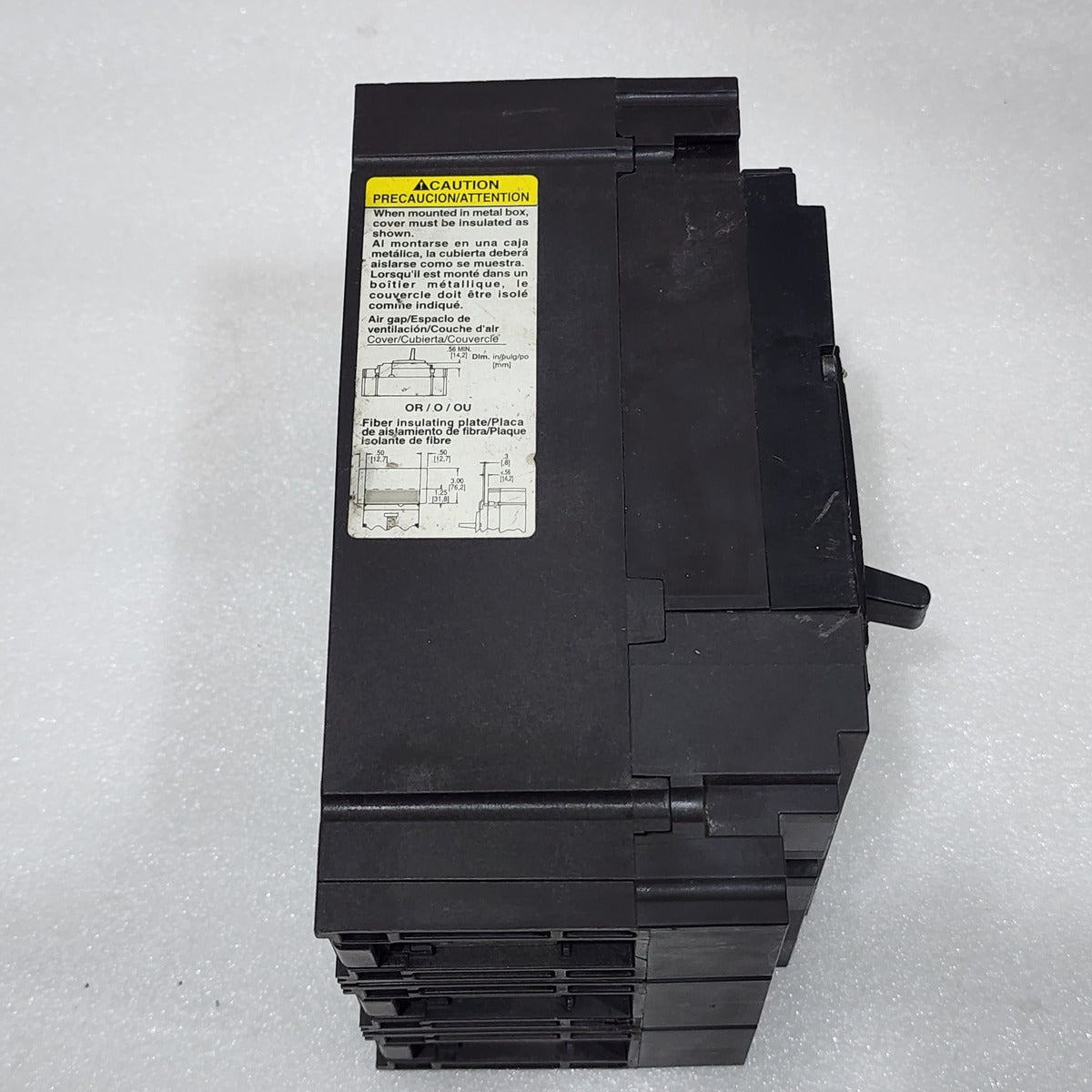 SQUARE D HJL36050CA 50A CIRCUIT BREAKER 480VAC 250VDC HJ 060