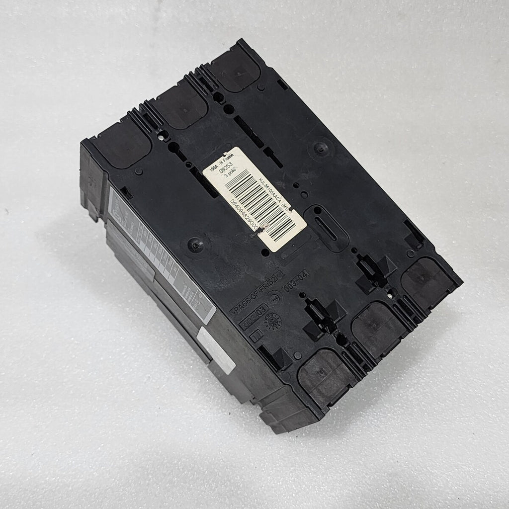 SQUARE D HJL36100AACA 100A CIRCUIT BREAKER 480VAC 250VDC