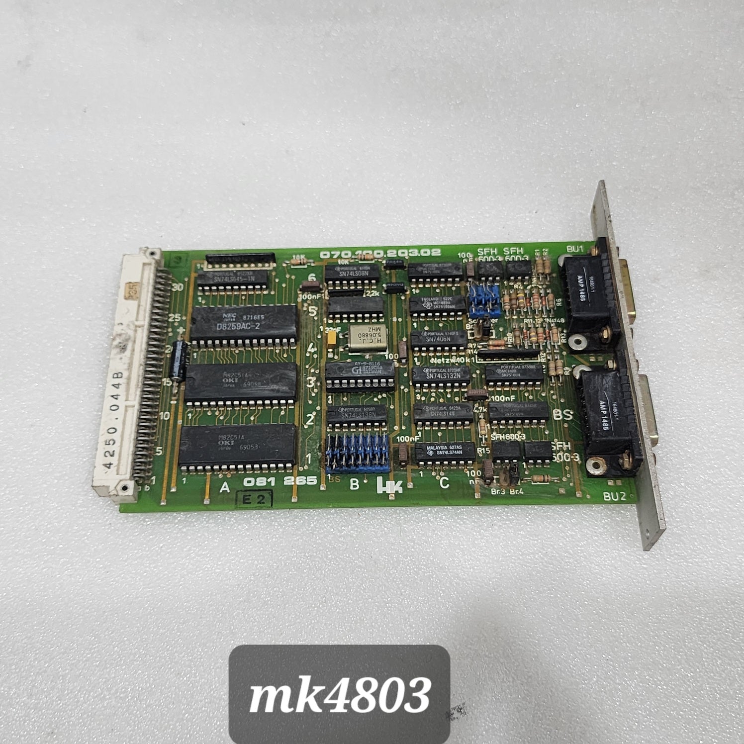 DEMATIC HK SYSTEMS 070.100.203.02 PLC BOARD 2 CHANNEL 081 265
