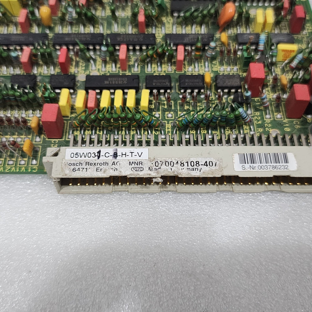BOSCH REXROTH 048109-2037 CONTROL BOARD 1070048108-407