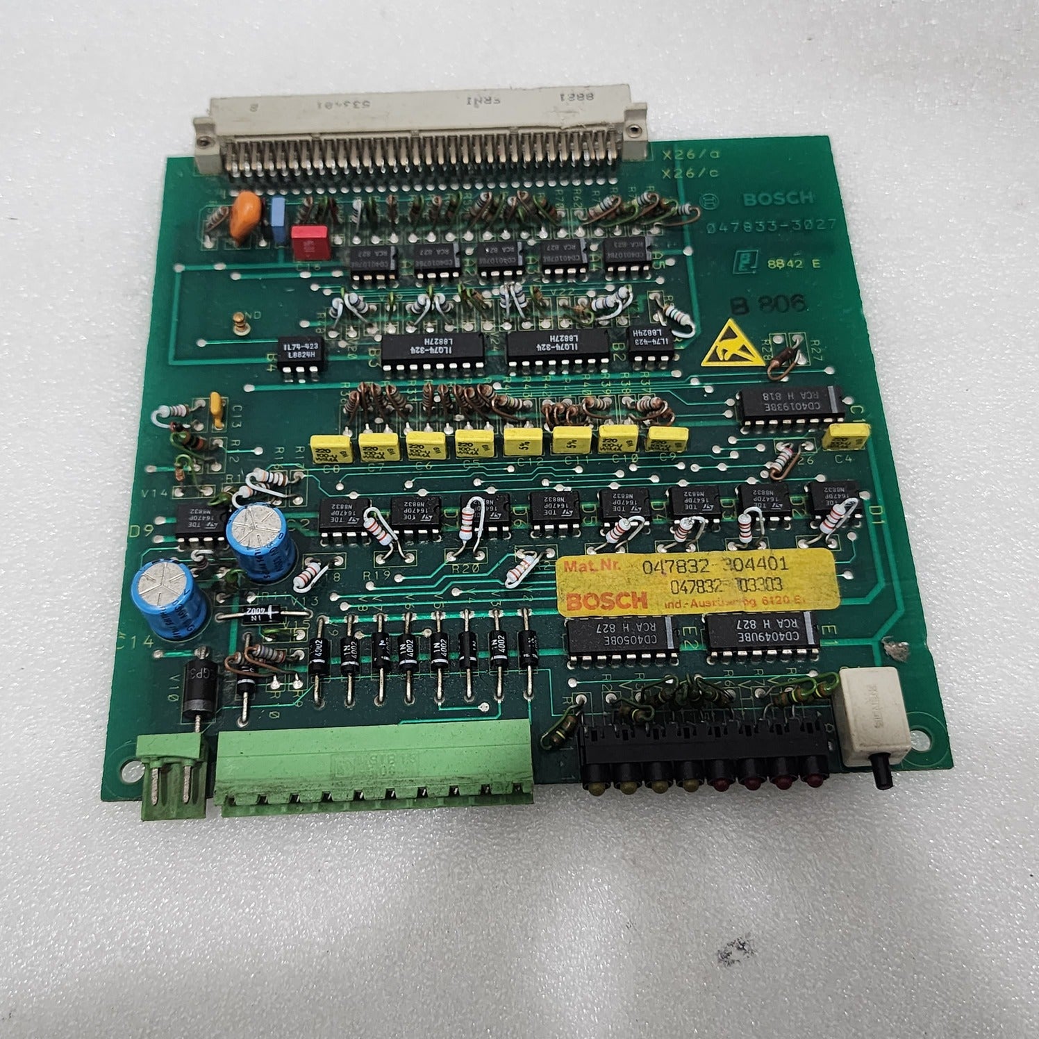 BOSCH 047832-304401 SERVO DRIVE CONTROL BOARD 047833-3027