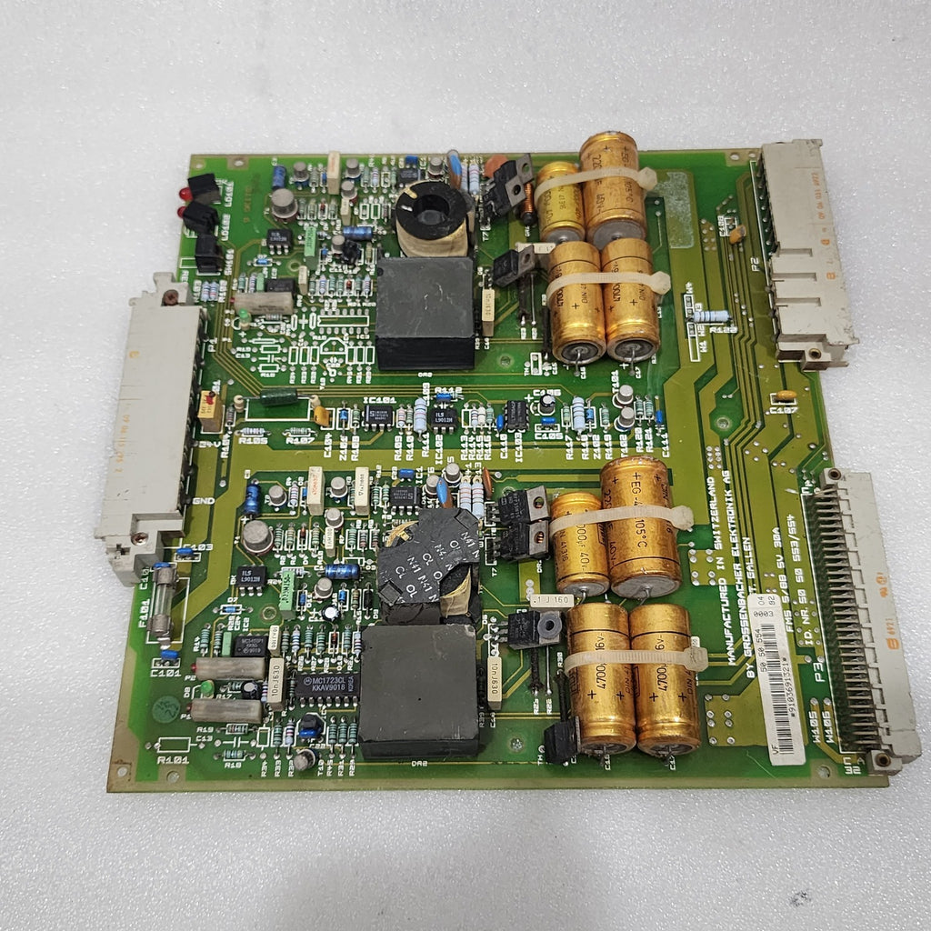 GROSSENBACHER ELEKTRONIK AG GELAG 809A FMS 5/88 5V 30A ID NR 50 50 553/554