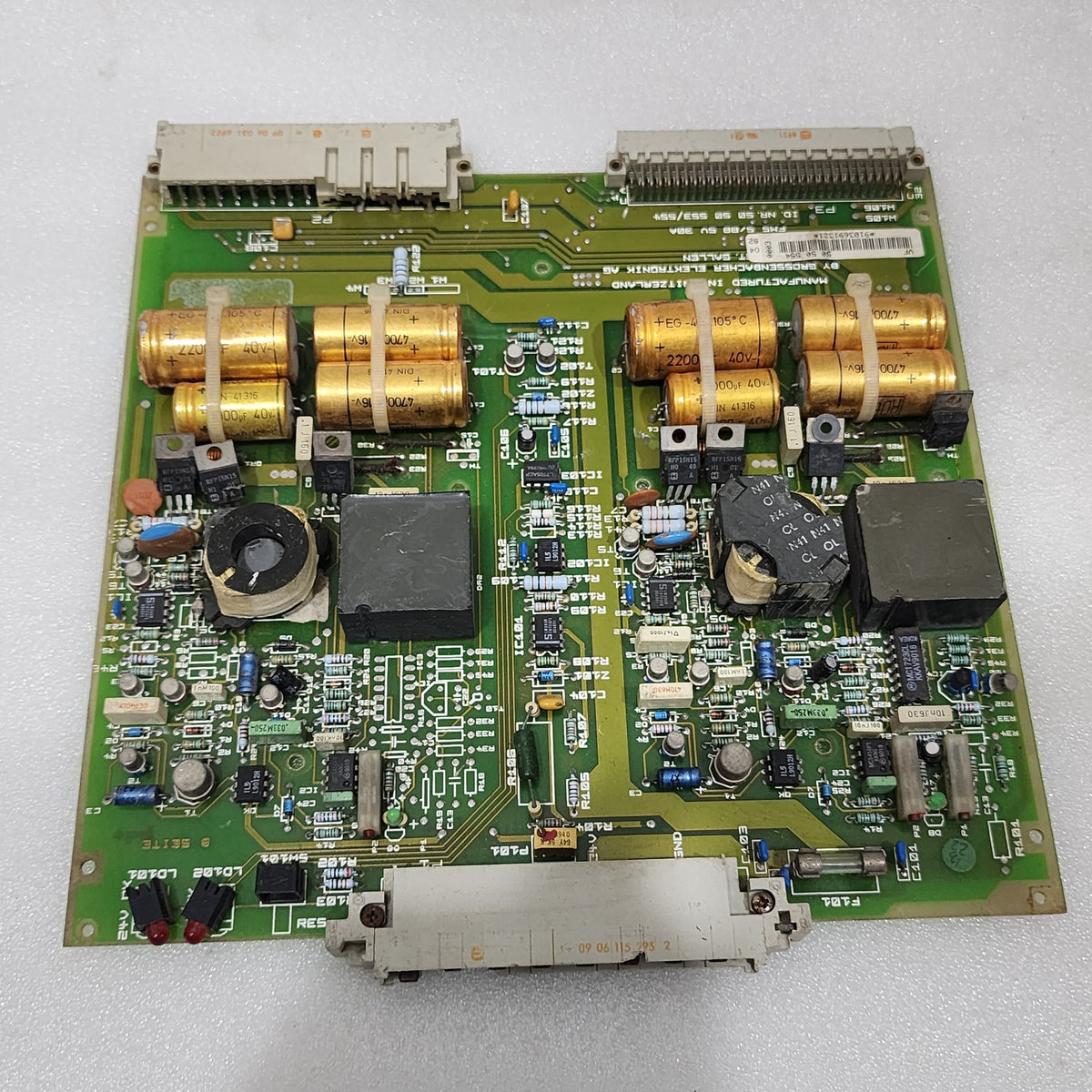 GROSSENBACHER ELEKTRONIK AG GELAG 809A FMS 5/88 5V 30A ID NR 50 50 553/554