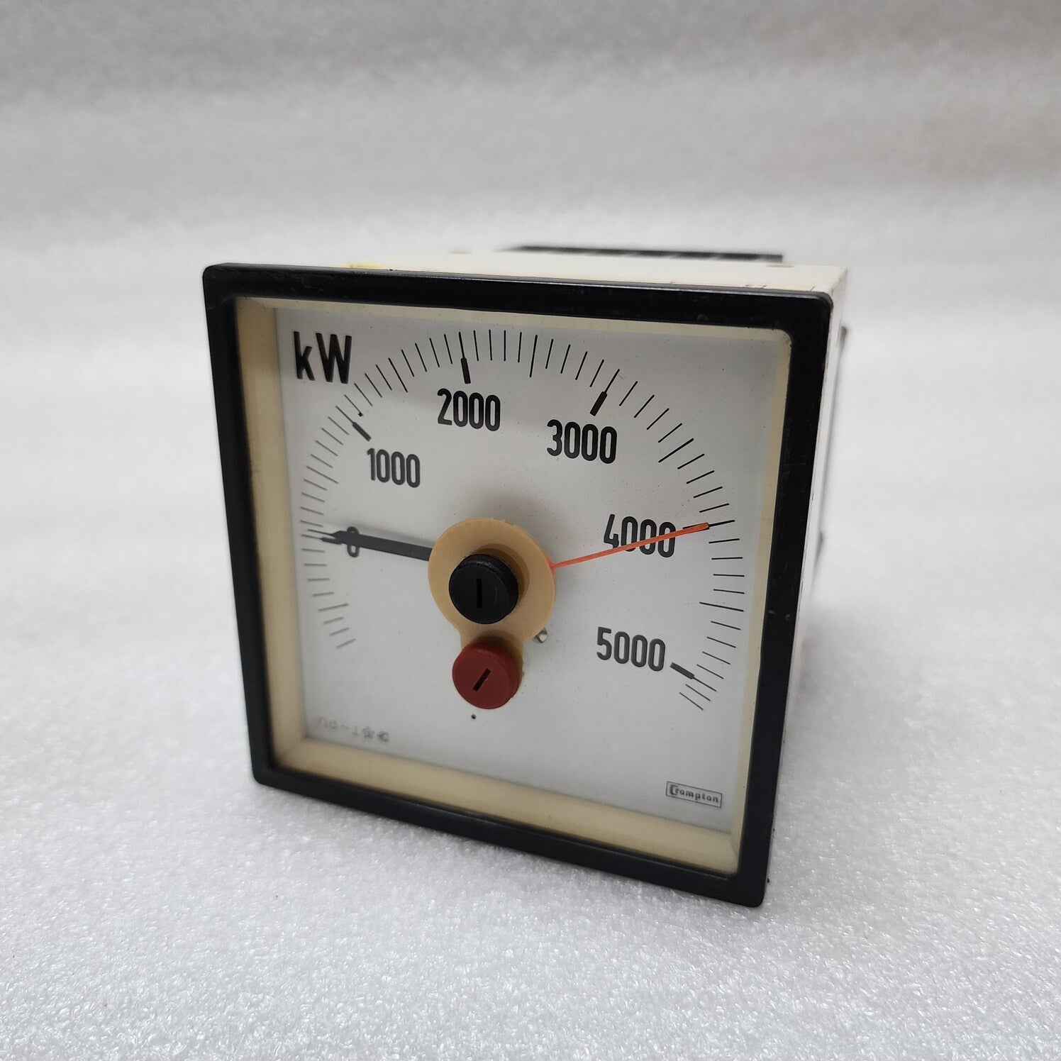 CROMPTON 244-216G-QQ-CD-ER kW METER 494409 1 430258-1 L/L VT RATIO 13.8K/120V CT