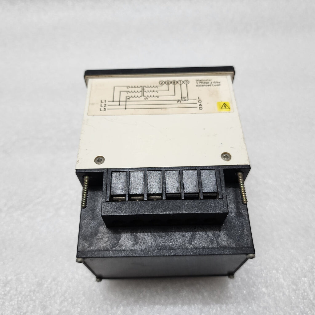 CROMPTON 244-216G-QQ-CD-ER kW METER 494409 1 430258-1 L/L VT RATIO 13.8K/120V CT