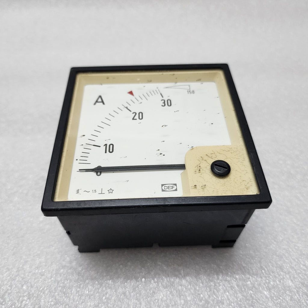 DEIF AMMETER SCALE 0-30A X 5