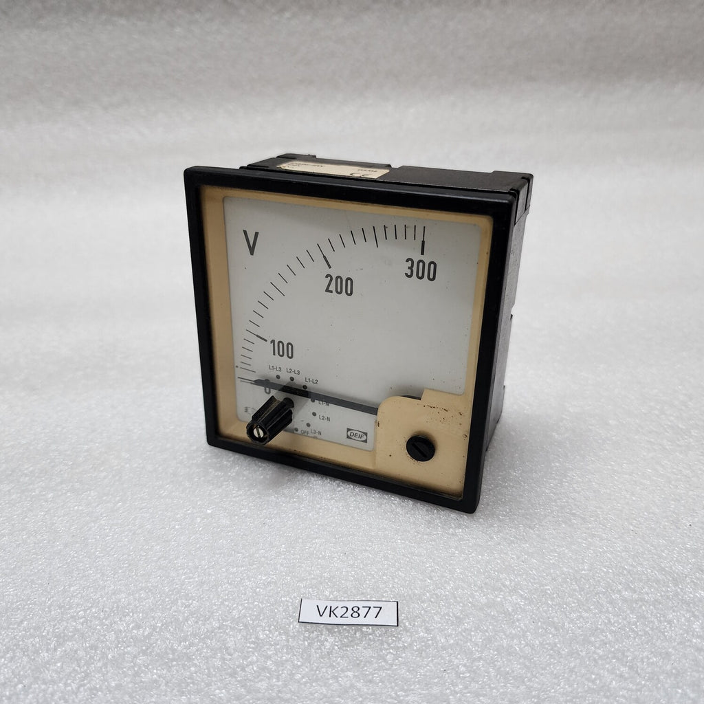 DEIF VOLT METER SCALE 0-300V EQ96-SW