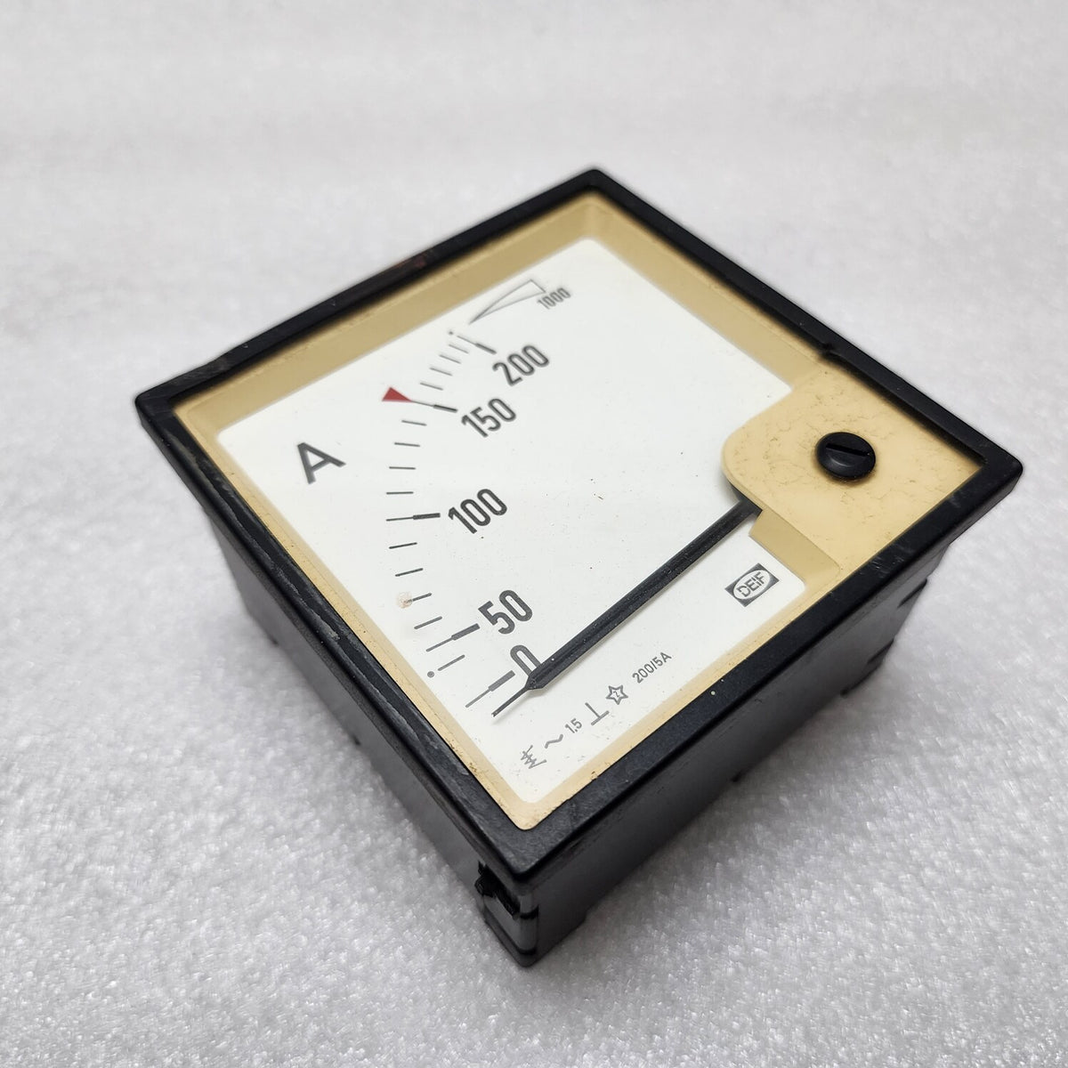 DEIF AMMETER CT 200/5A SCALE 0-200A X 5
