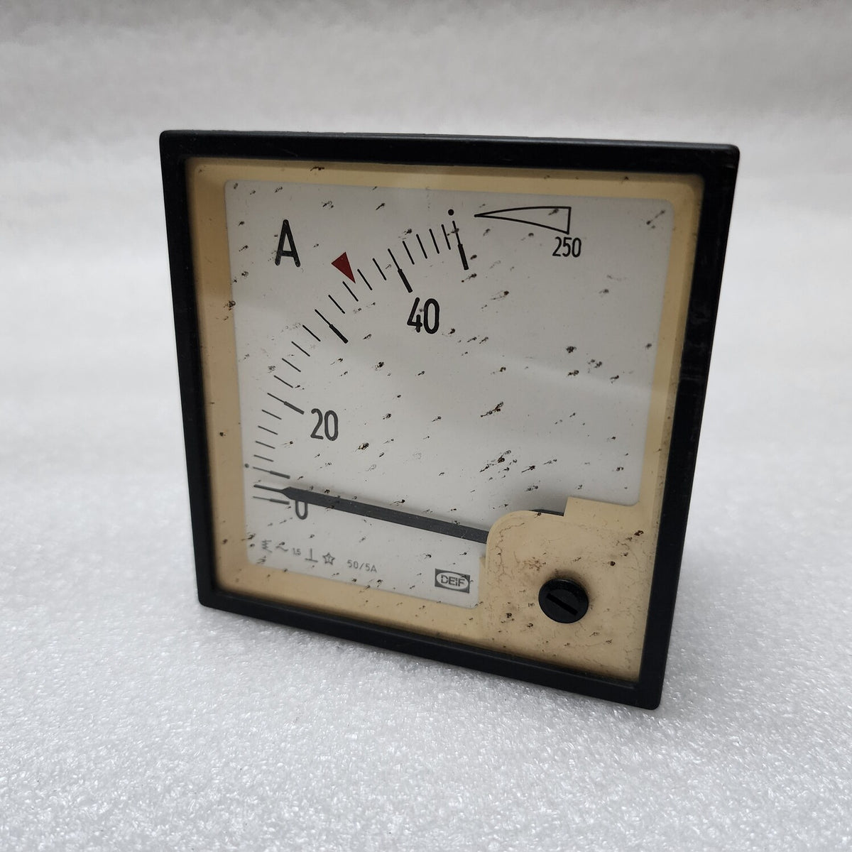 DEIF AMMETER CT 50/5A SCALE 0-50A X 5