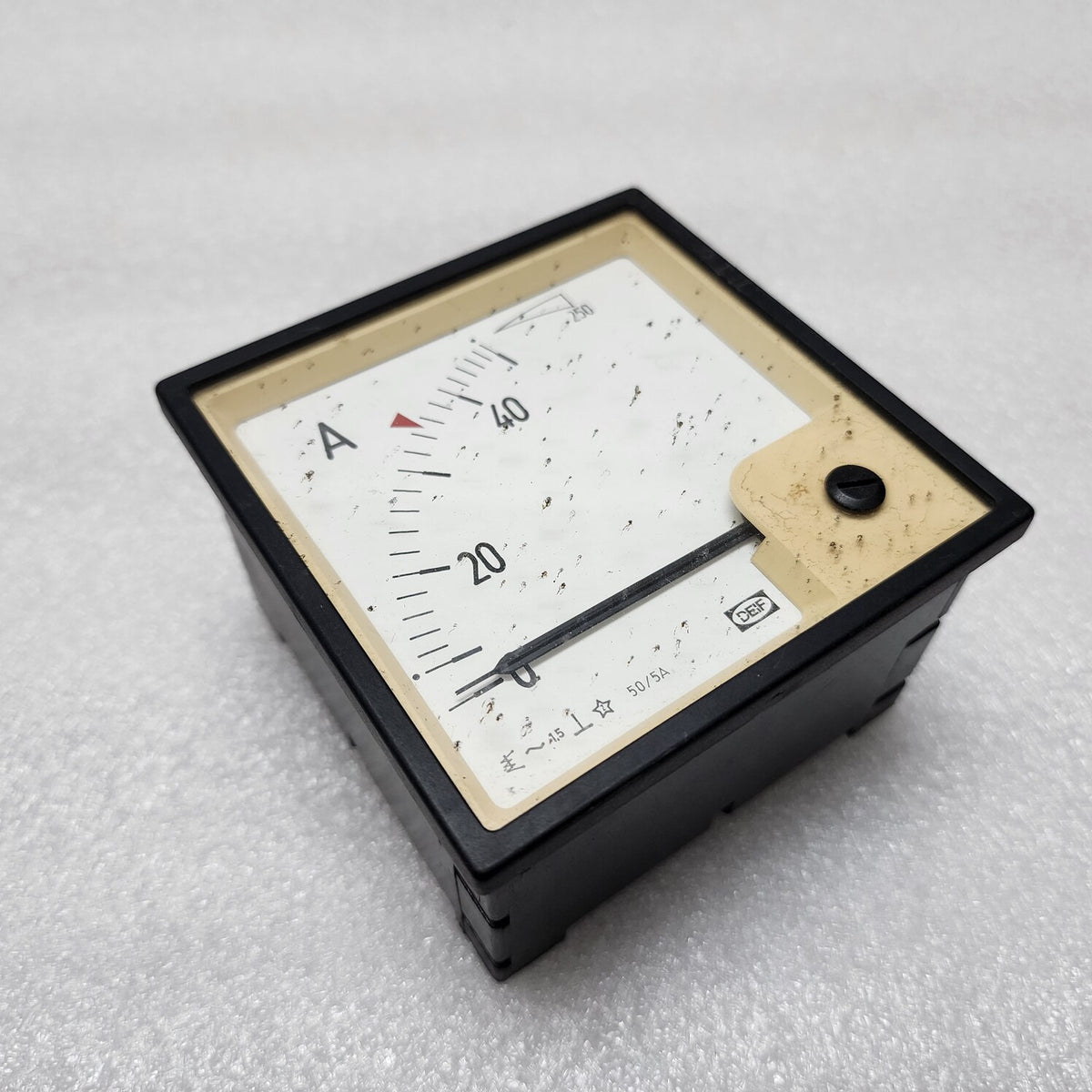 DEIF AMMETER CT 50/5A SCALE 0-50A X 5