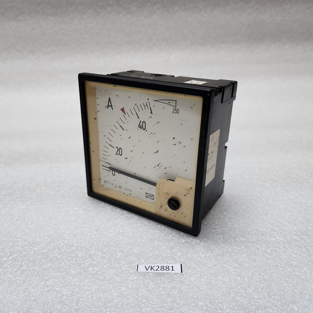 DEIF AMMETER CT 50/5A SCALE 0-50A X 5