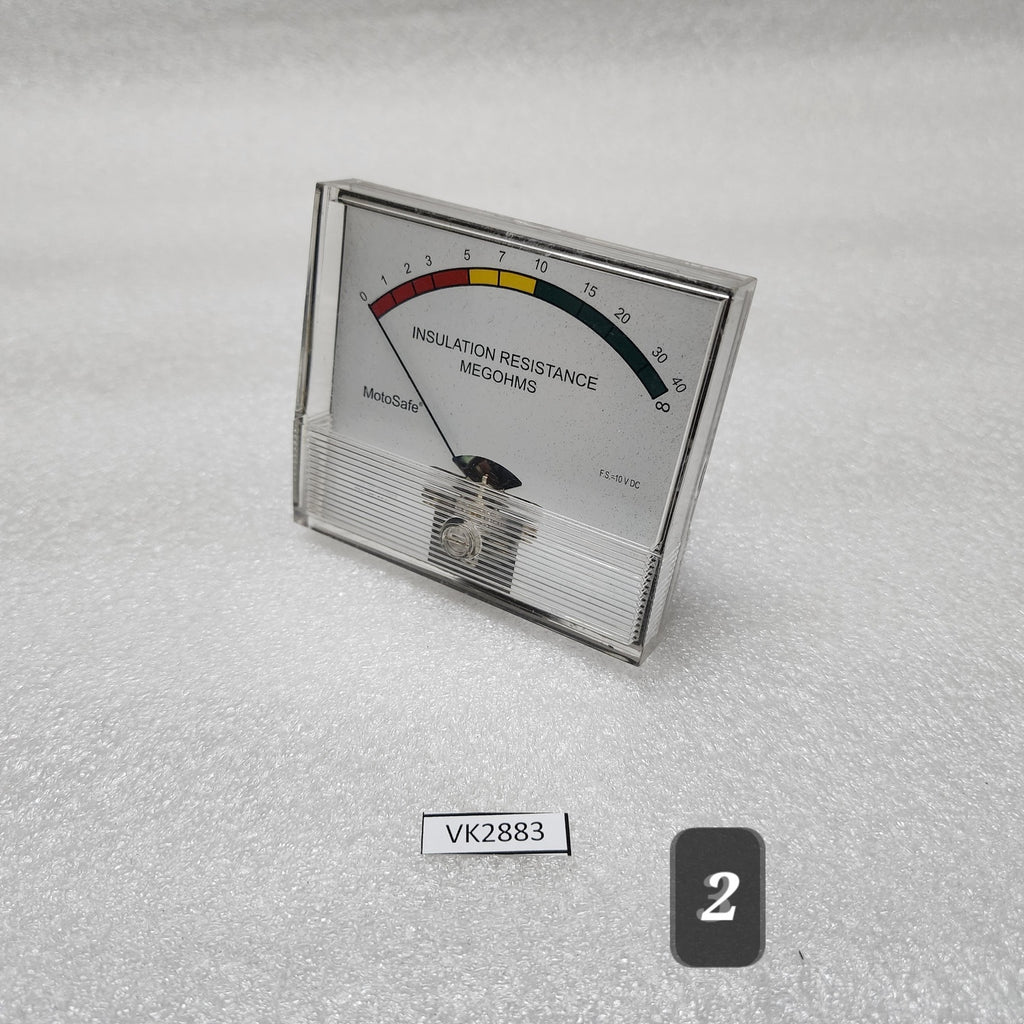 MOTO SAFE INSULATION RESISTANCE MEGOHMS