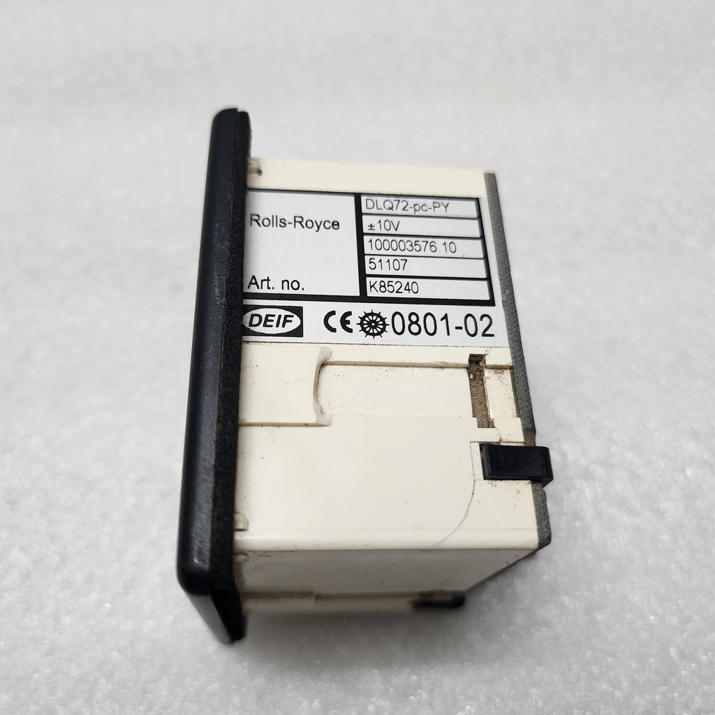 DEIF DLQ72-PC-PY ROLLS-ROYCE K85240 PITCH INDICATOR 10V