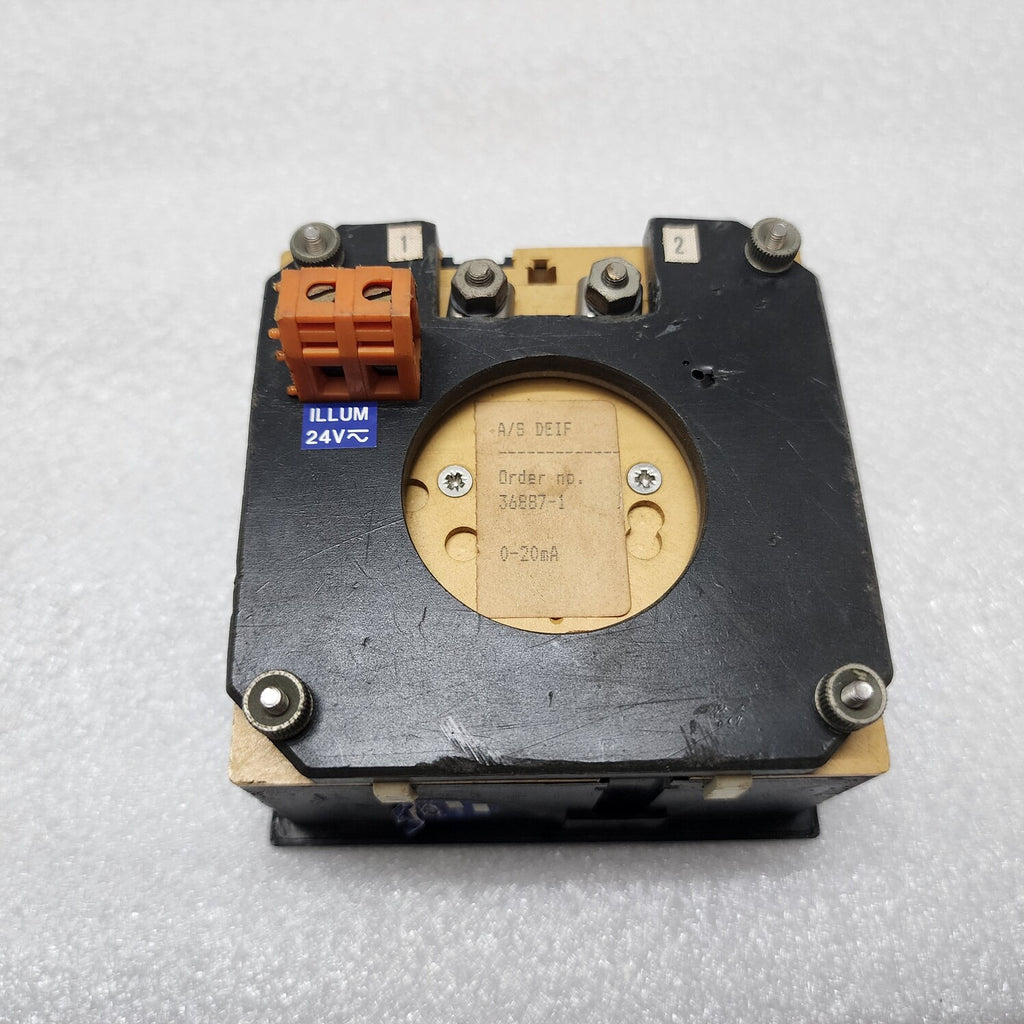 DEIF 36887-1 AMMETER SCALE 0-2000A 24V AC-DC