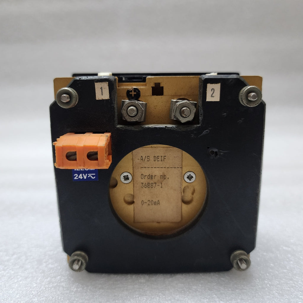 DEIF 36887-1 AMMETER SCALE 0-2000A 24V AC-DC