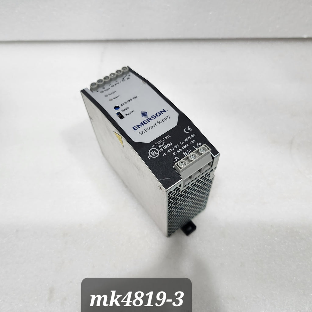 EMERSON SOLA SDN 5-24-100C AC/DC CONVERTER 5A POWER SUPPLY