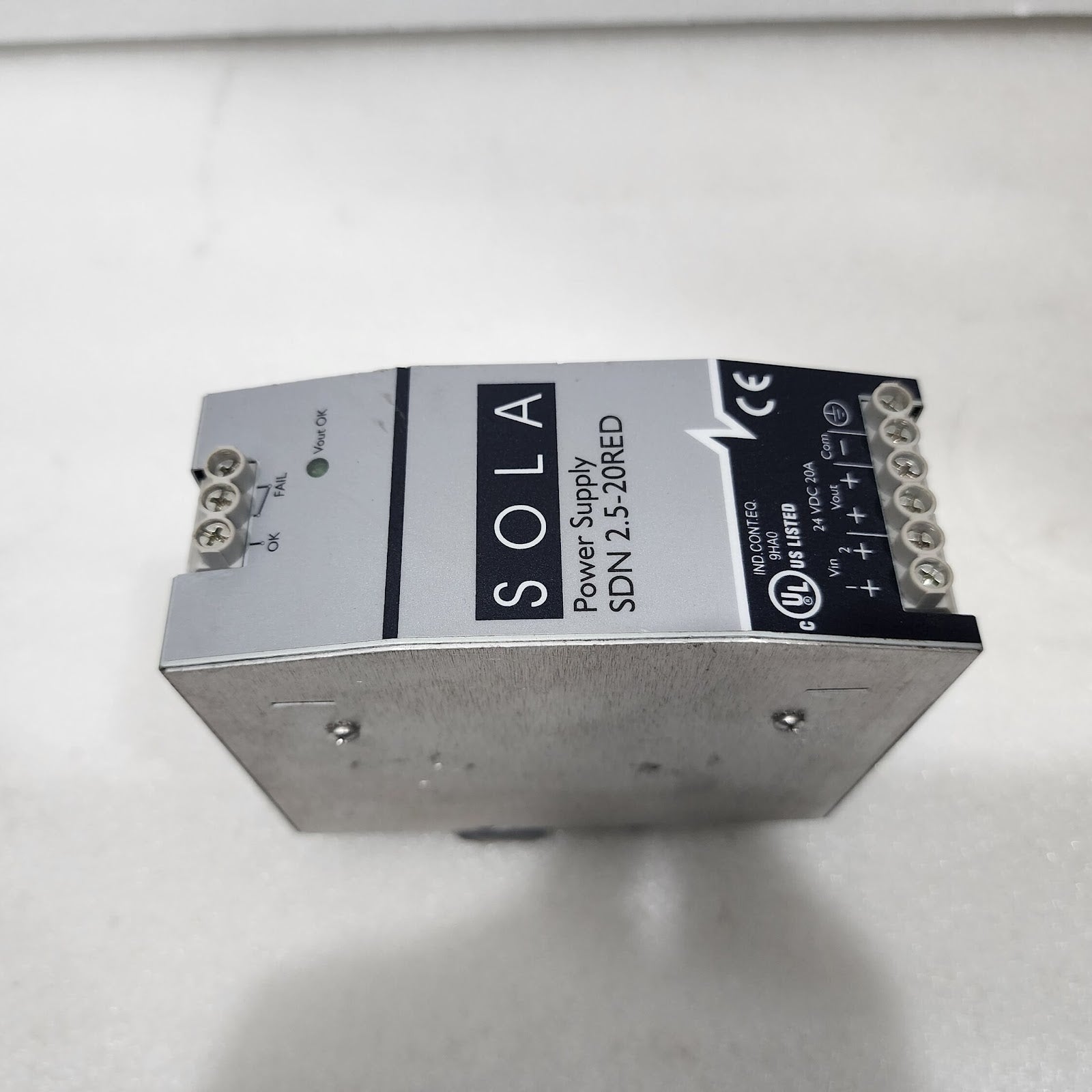 EMERSON SOLA SDN 2.5-20 RED POWER SUPPLY 24VDC 20A