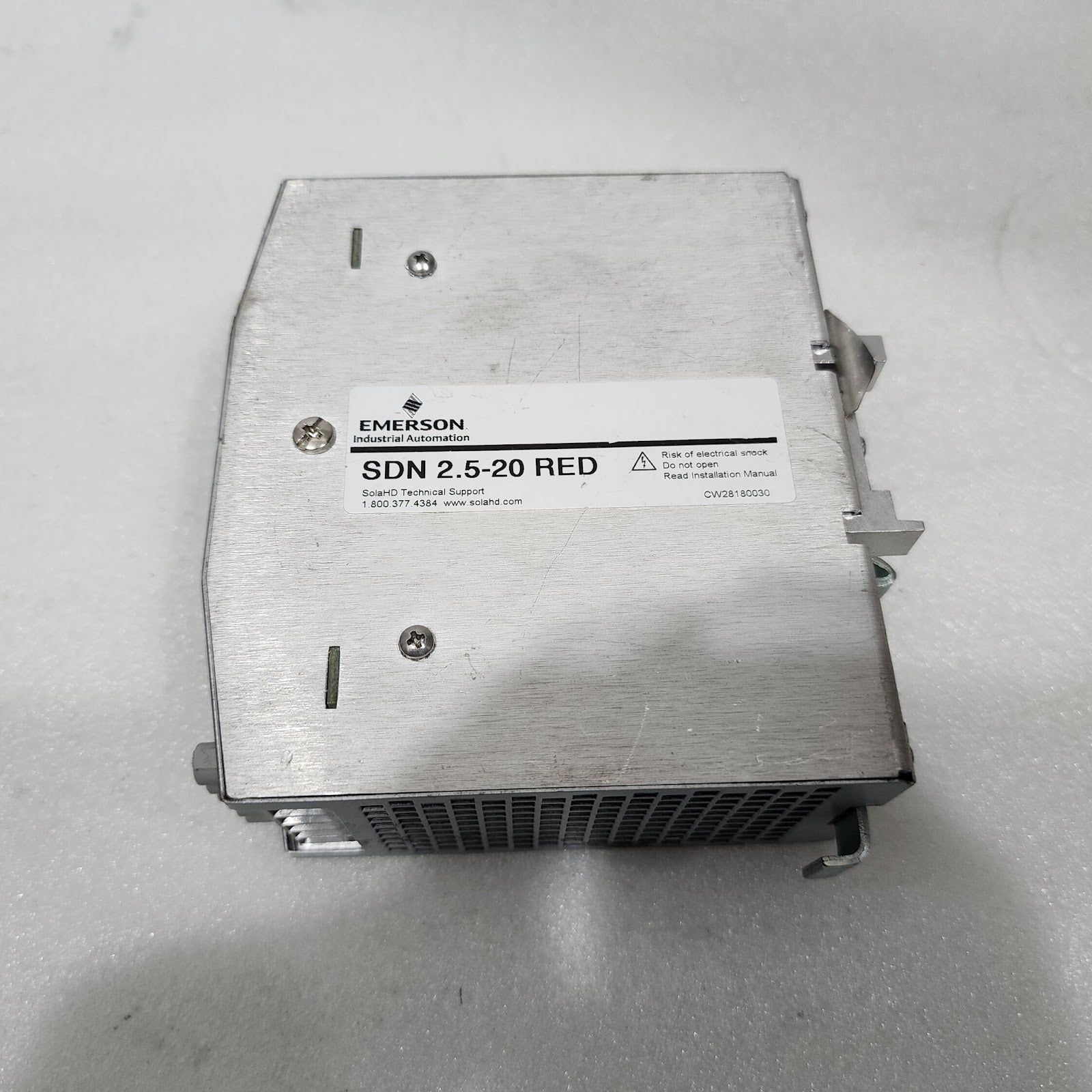 EMERSON SOLA SDN 2.5-20 RED POWER SUPPLY 24VDC 20A