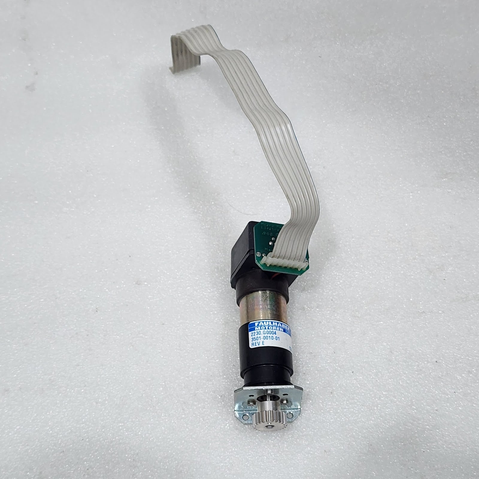 FAULHABER MOTOREN 2230.G0004 DC GEAR MOTOR 3501-0010-01 REV E HEDS-5500 I01