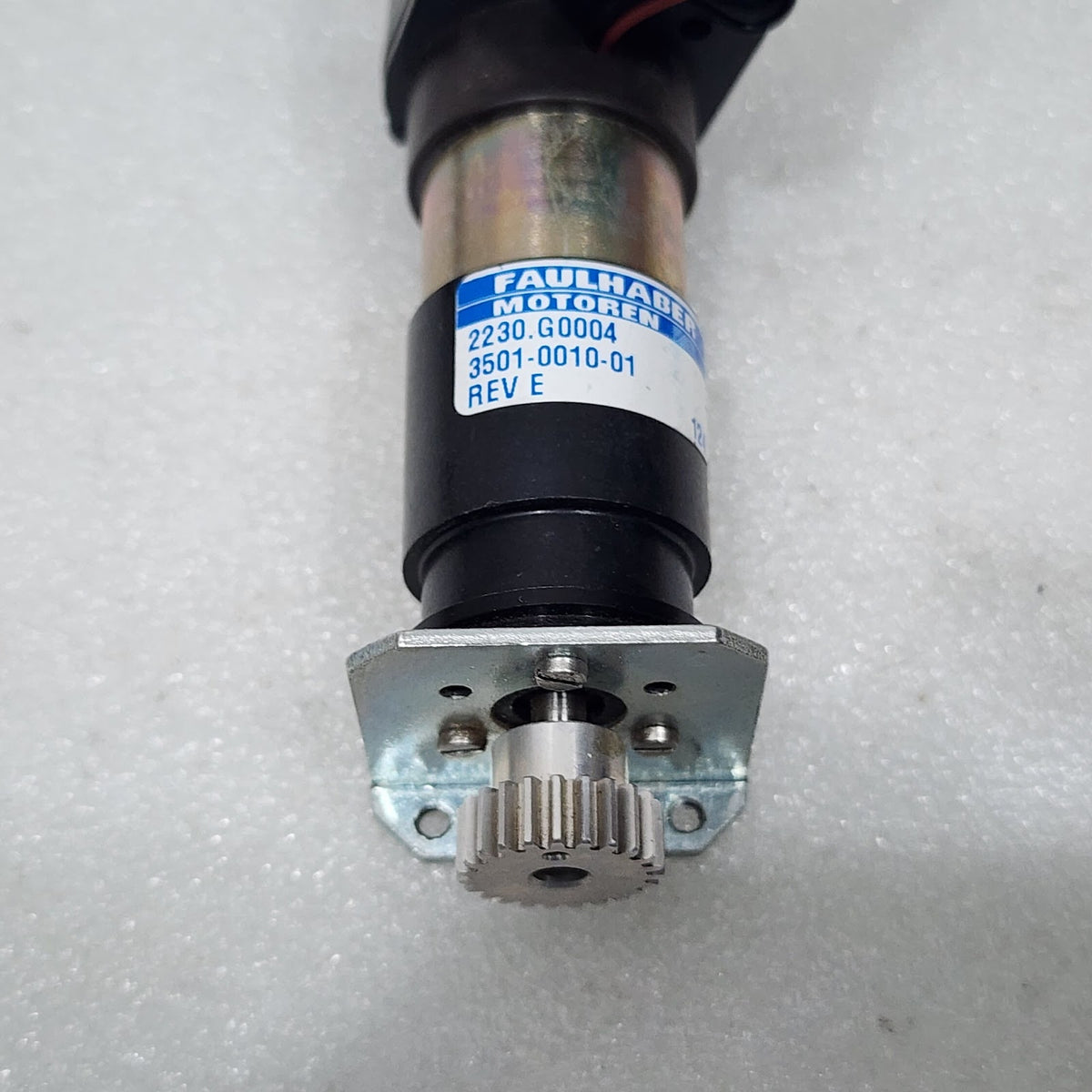 FAULHABER MOTOREN 2230.G0004 DC GEAR MOTOR 3501-0010-01 REV E HEDS-5500 I01