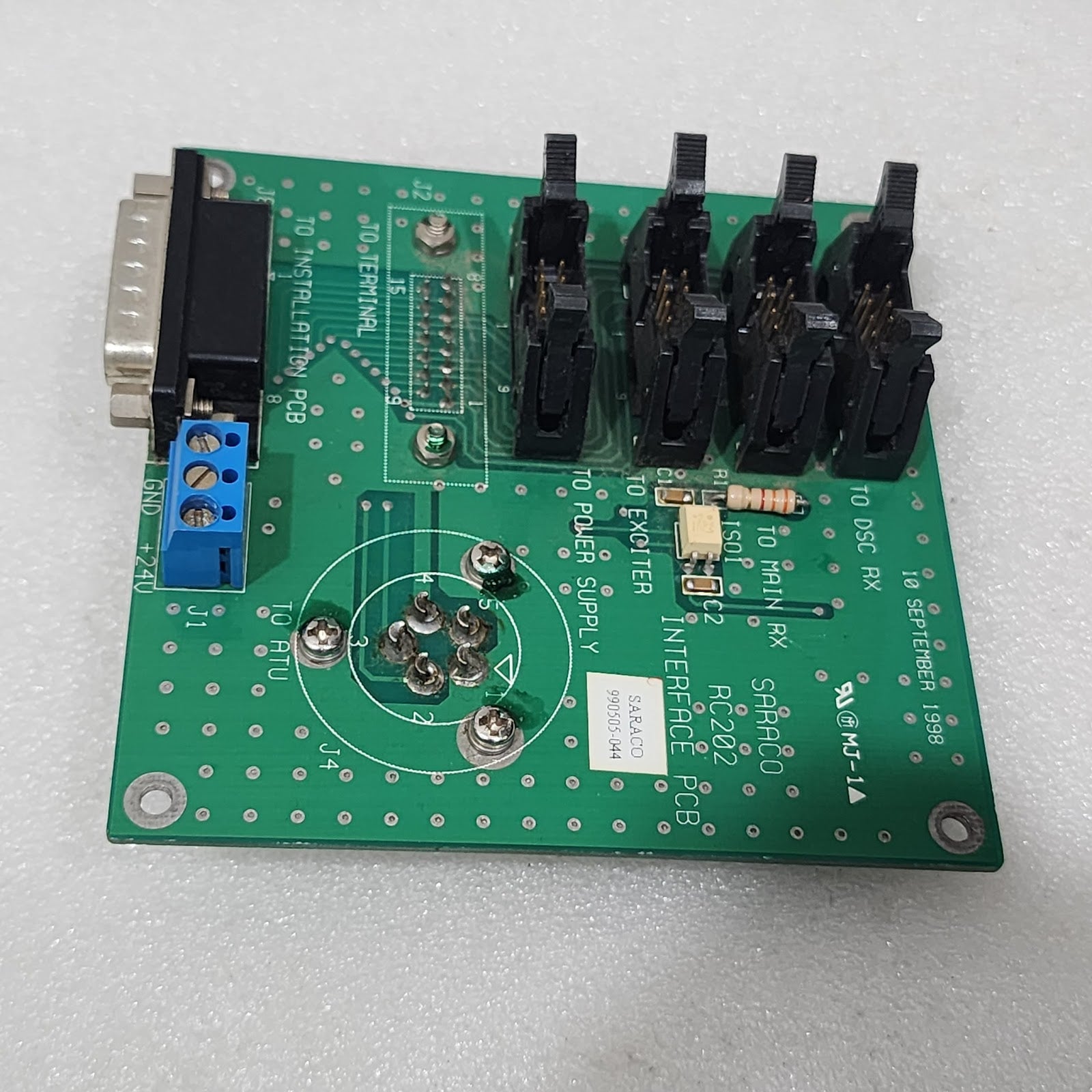 SARACO RC202 INTERFACE PCB 990505-044