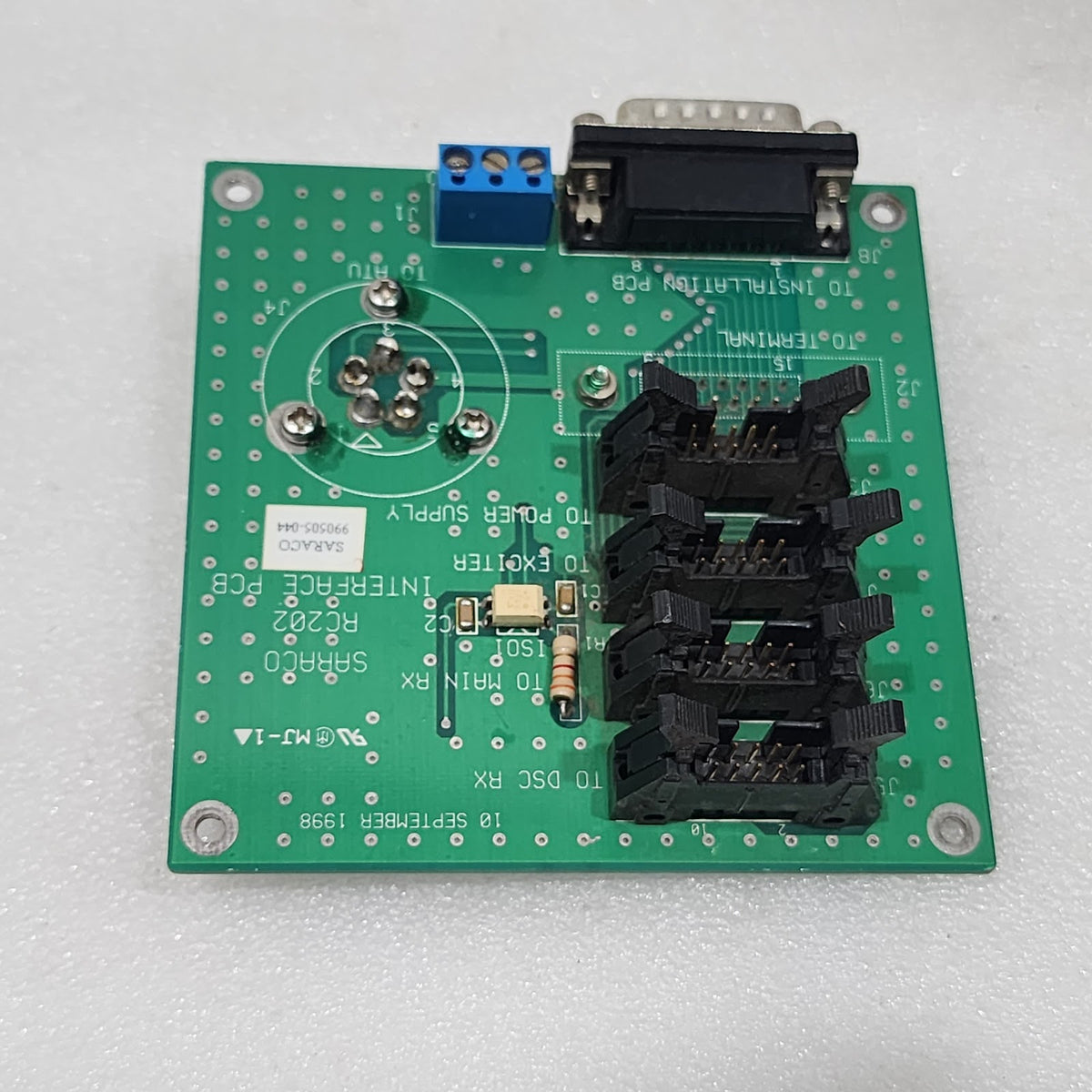 SARACO RC202 INTERFACE PCB 990505-044