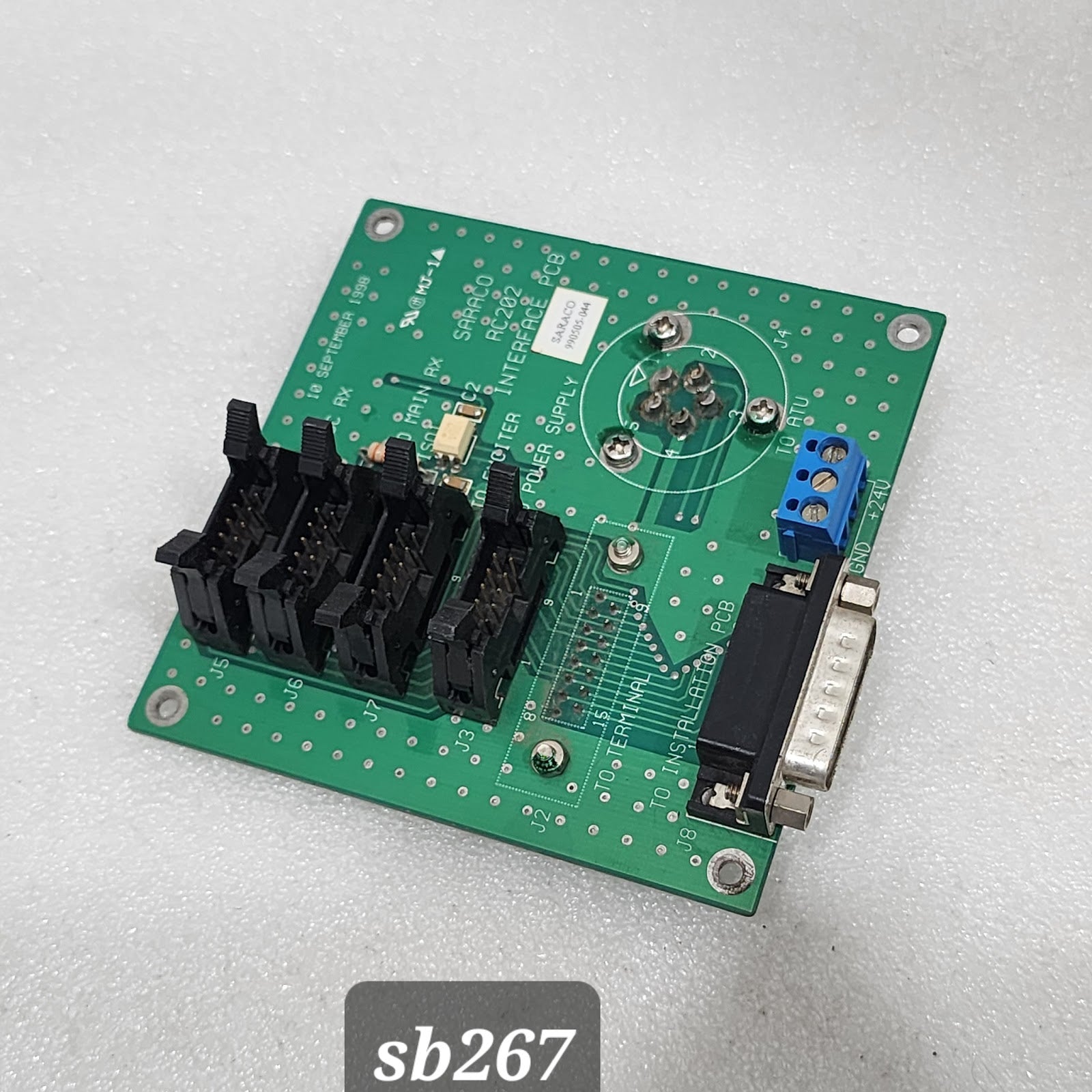 SARACO RC202 INTERFACE PCB 990505-044