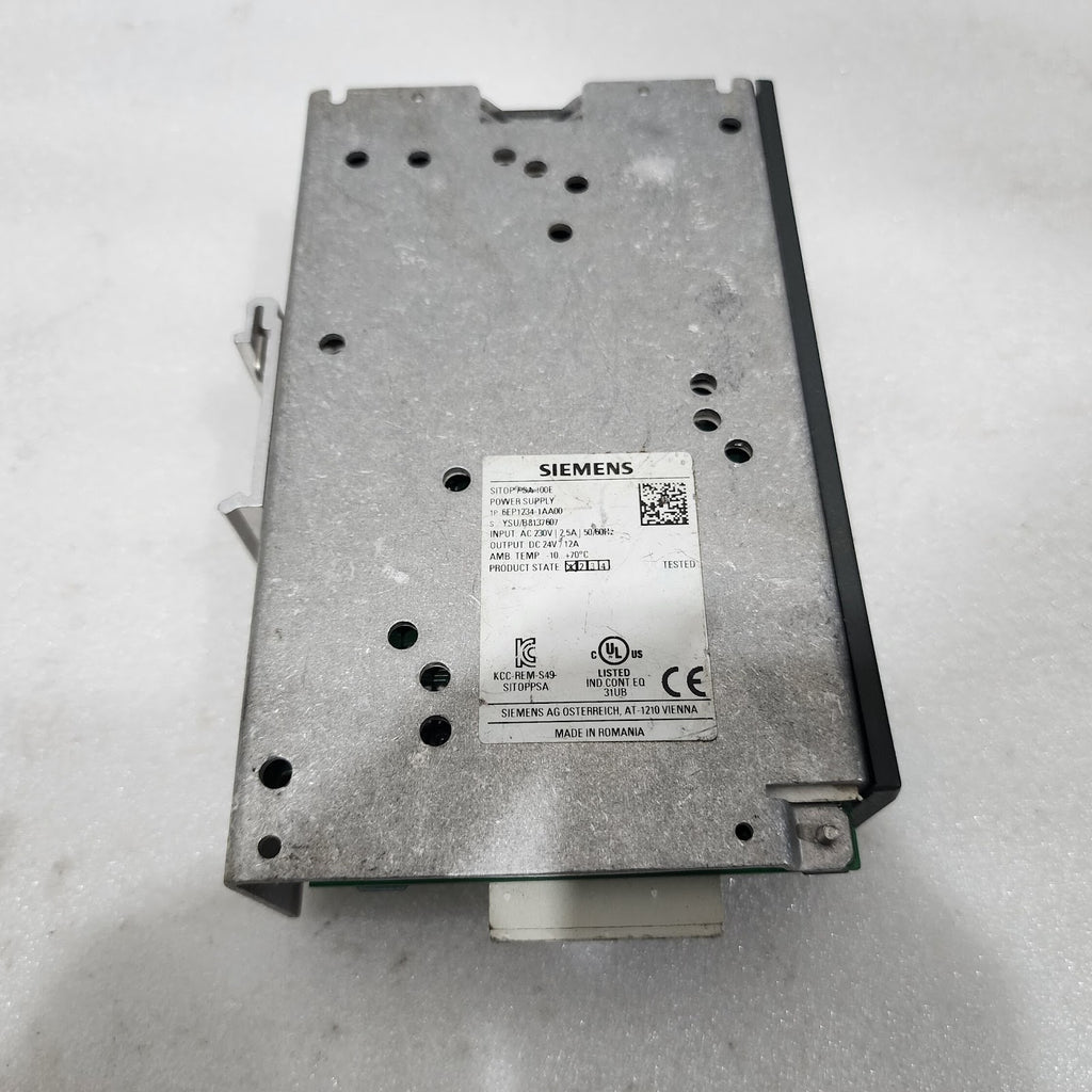 SIEMENS 6EP1234-1AA00 SITOP POWER SUPPLY 24VDC 12A