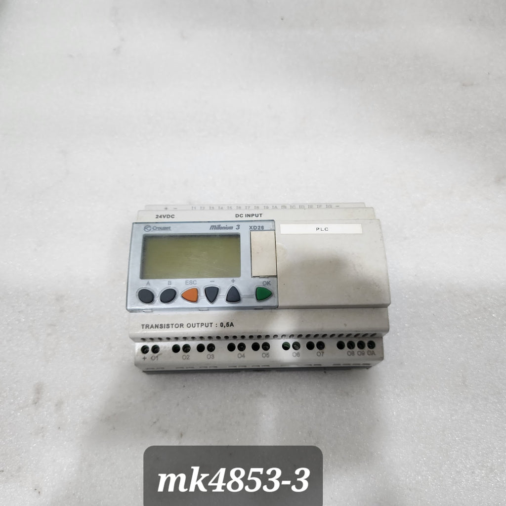 CROUZET XD26S MILLENIUM 3 SERIES PLC LOGIC MODULE 88970162