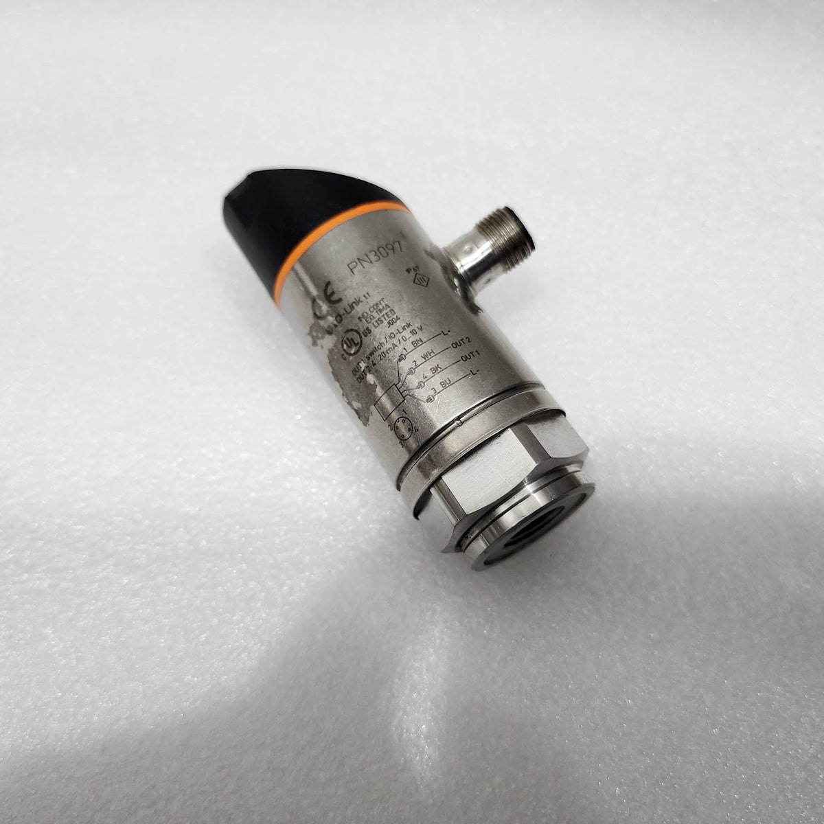 IFM PN3097 PRESSURE SENSOR WITH DISPLAY 18-30VDC