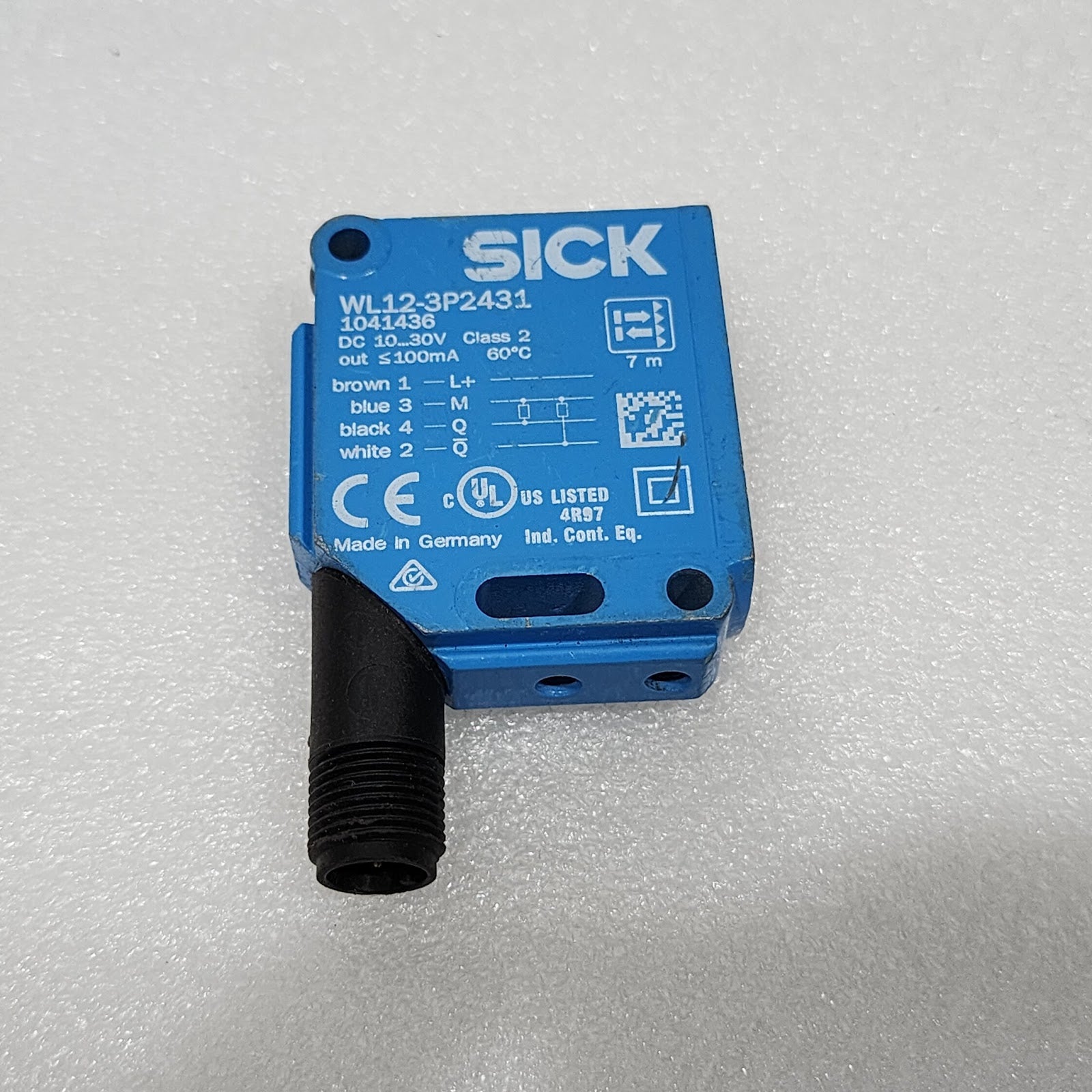 SICK WL12-3P2431 PHOTOELECTRIC SENSOR 1041436 10-30VDC