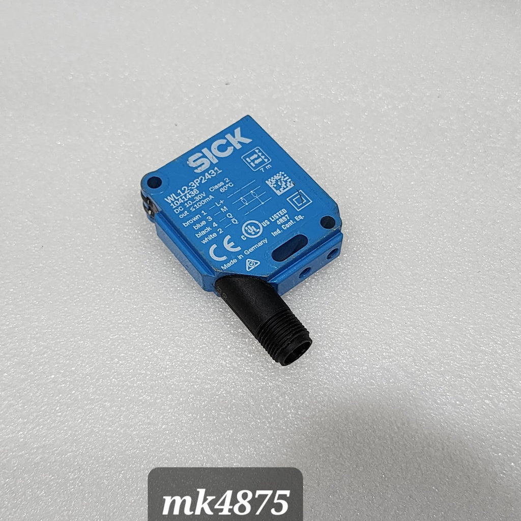 SICK WL12-3P2431 PHOTOELECTRIC SENSOR 1041436 10-30VDC