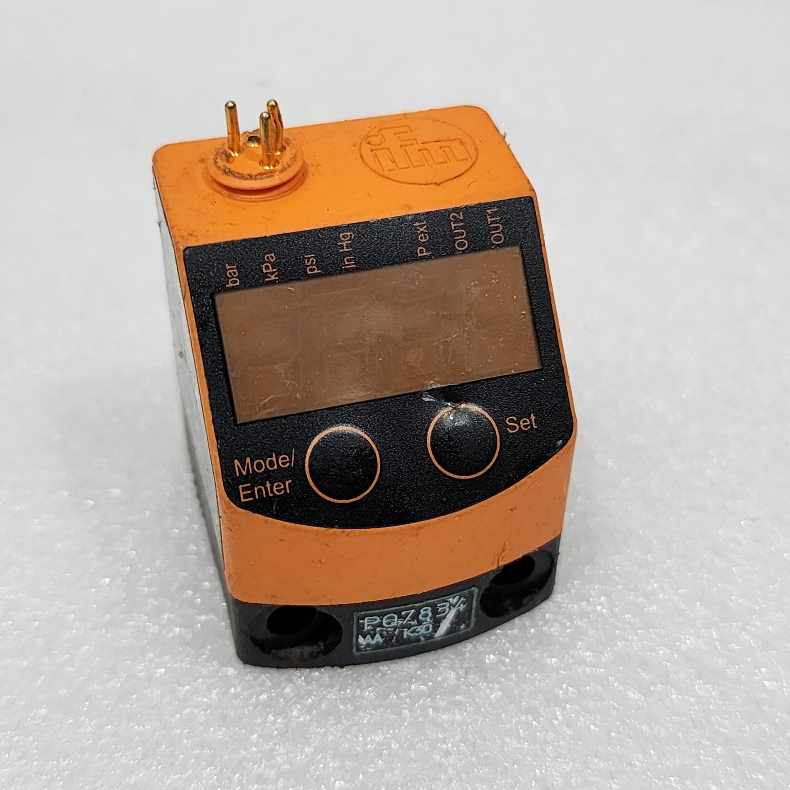 IFM PQ7834 PRESSURE SENSOR FOR PNEUMATICS