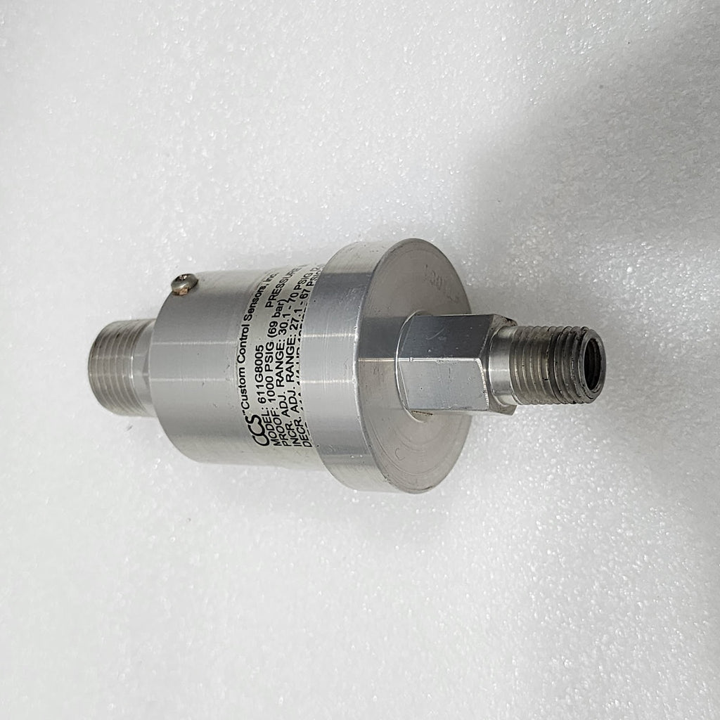 CUSTOM CONTROL SENSORS 611G8005 PRESSURE SWITCH 1000 PSIG 69 BAR
