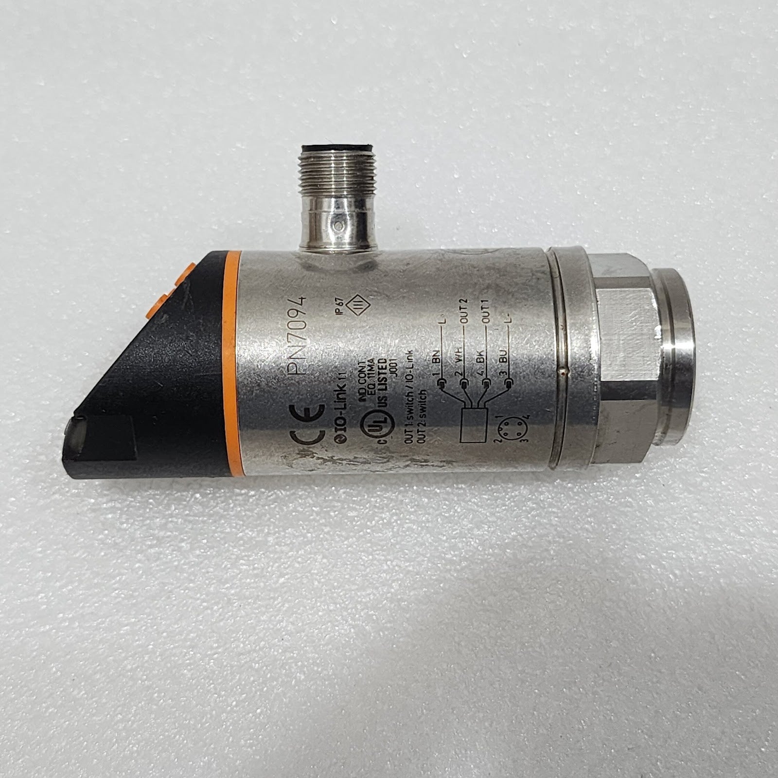 IFM PN7094 PRESSURE SENSOR WITH DISPLAY 18-30VDC
